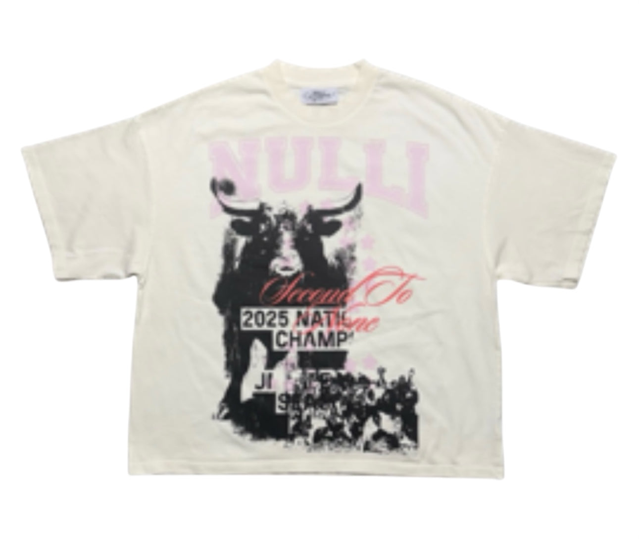 Nulli National Champ Tee – Off White