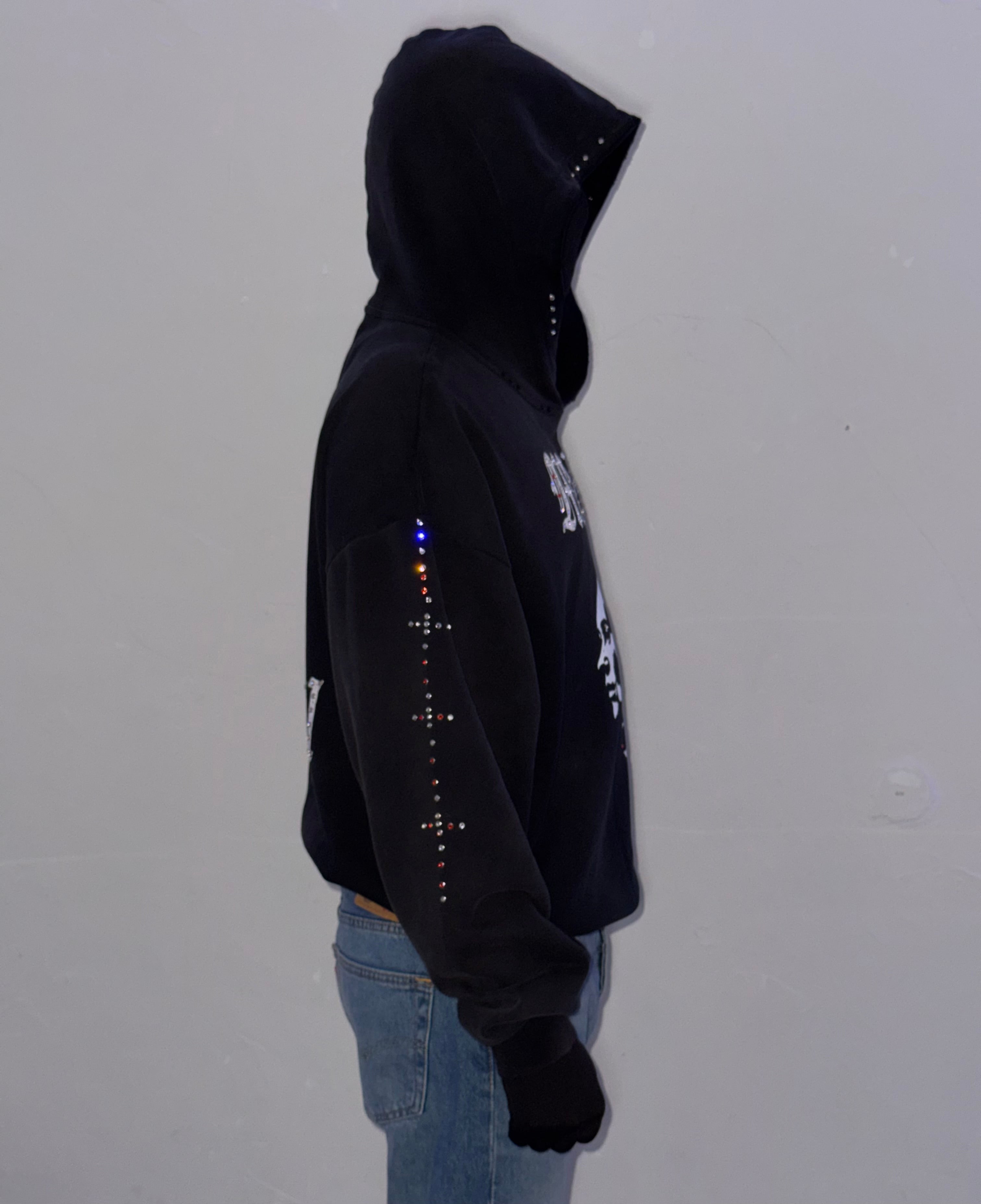 MIKAMI “DUAL SOULS” CRYSTAL HOODIE