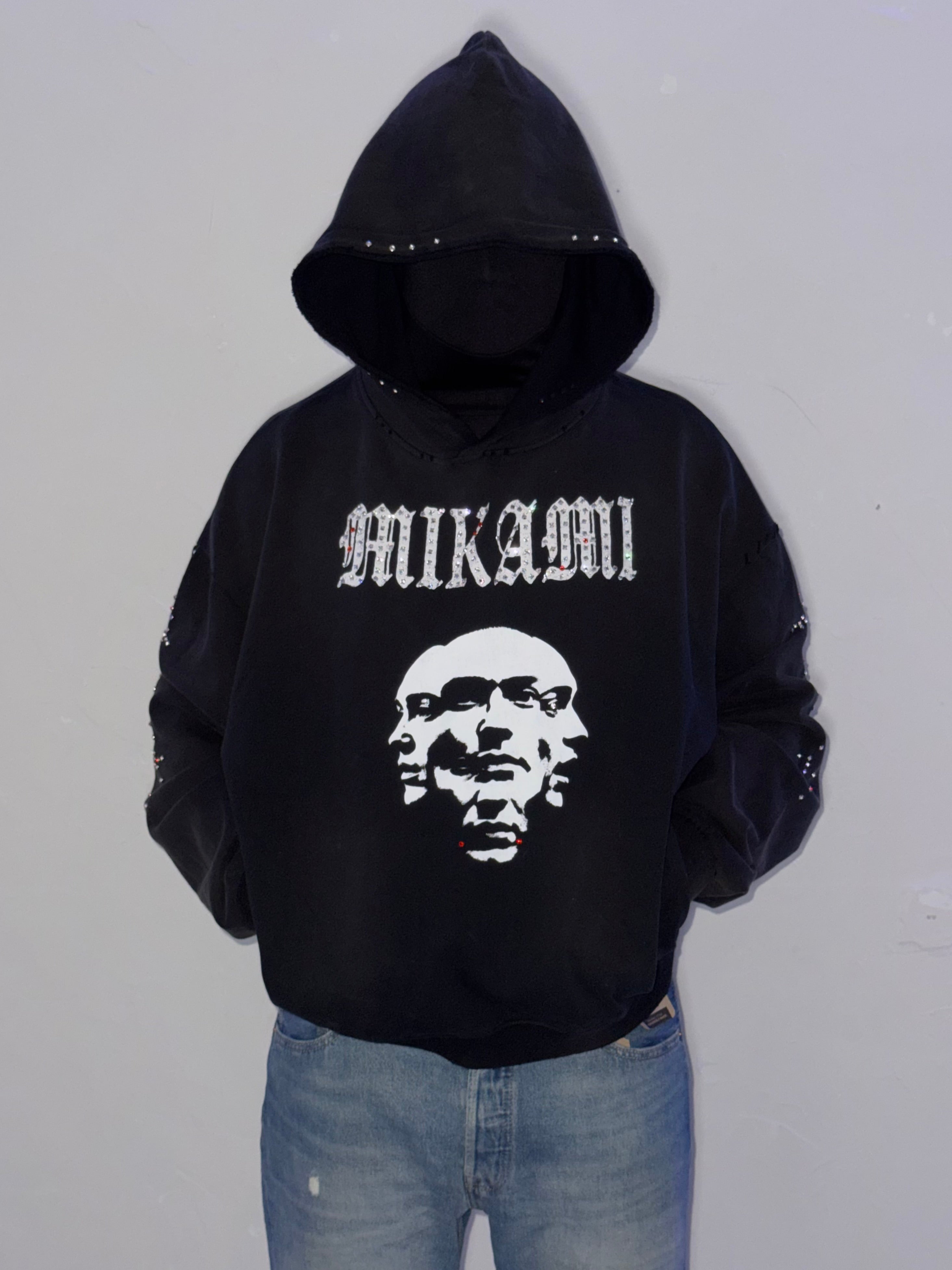 MIKAMI “DUAL SOULS” CRYSTAL HOODIE