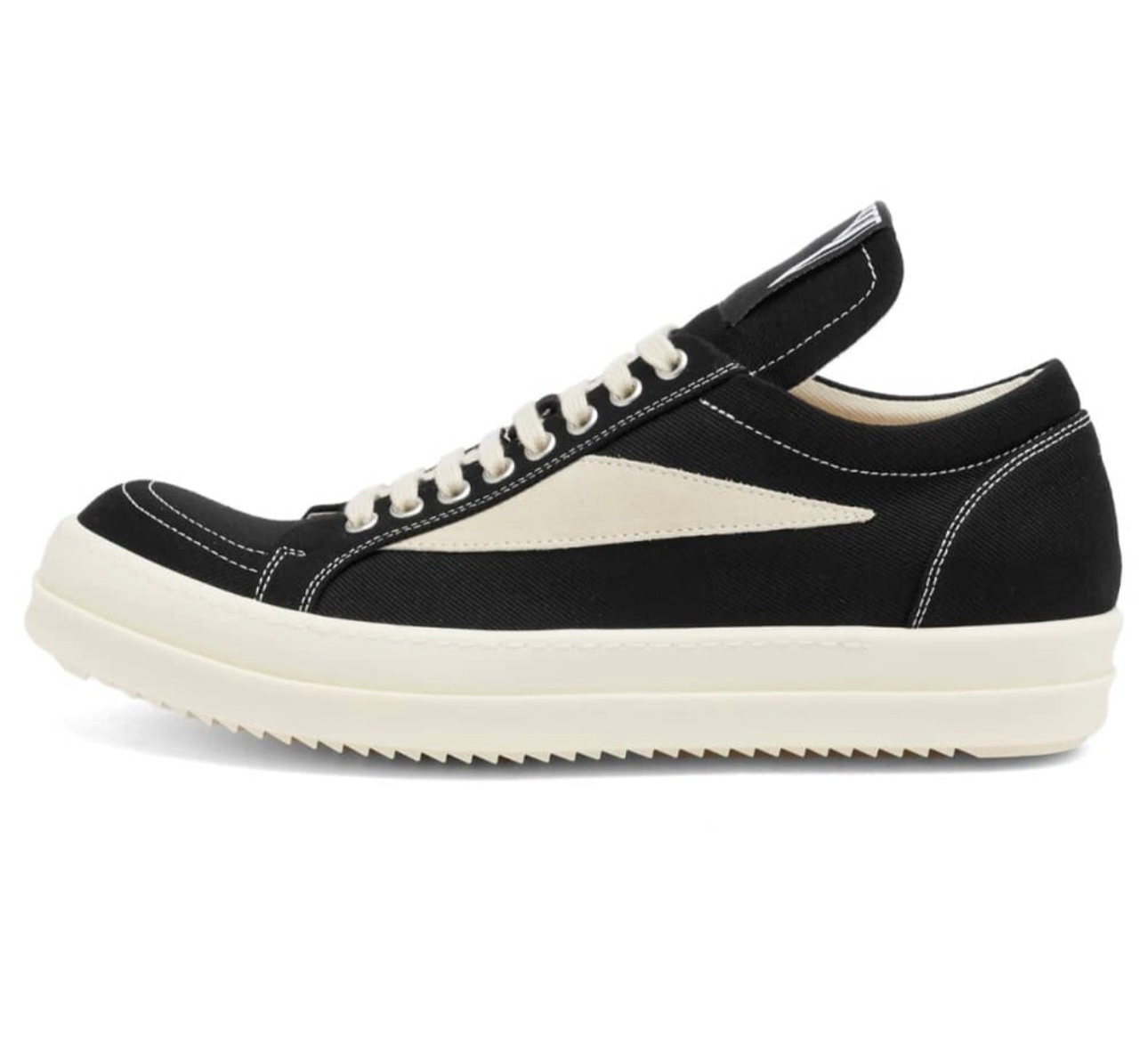 DRKSHDW Vintage Low Sneakers – Black / Milk (Rick Owens) SZ40