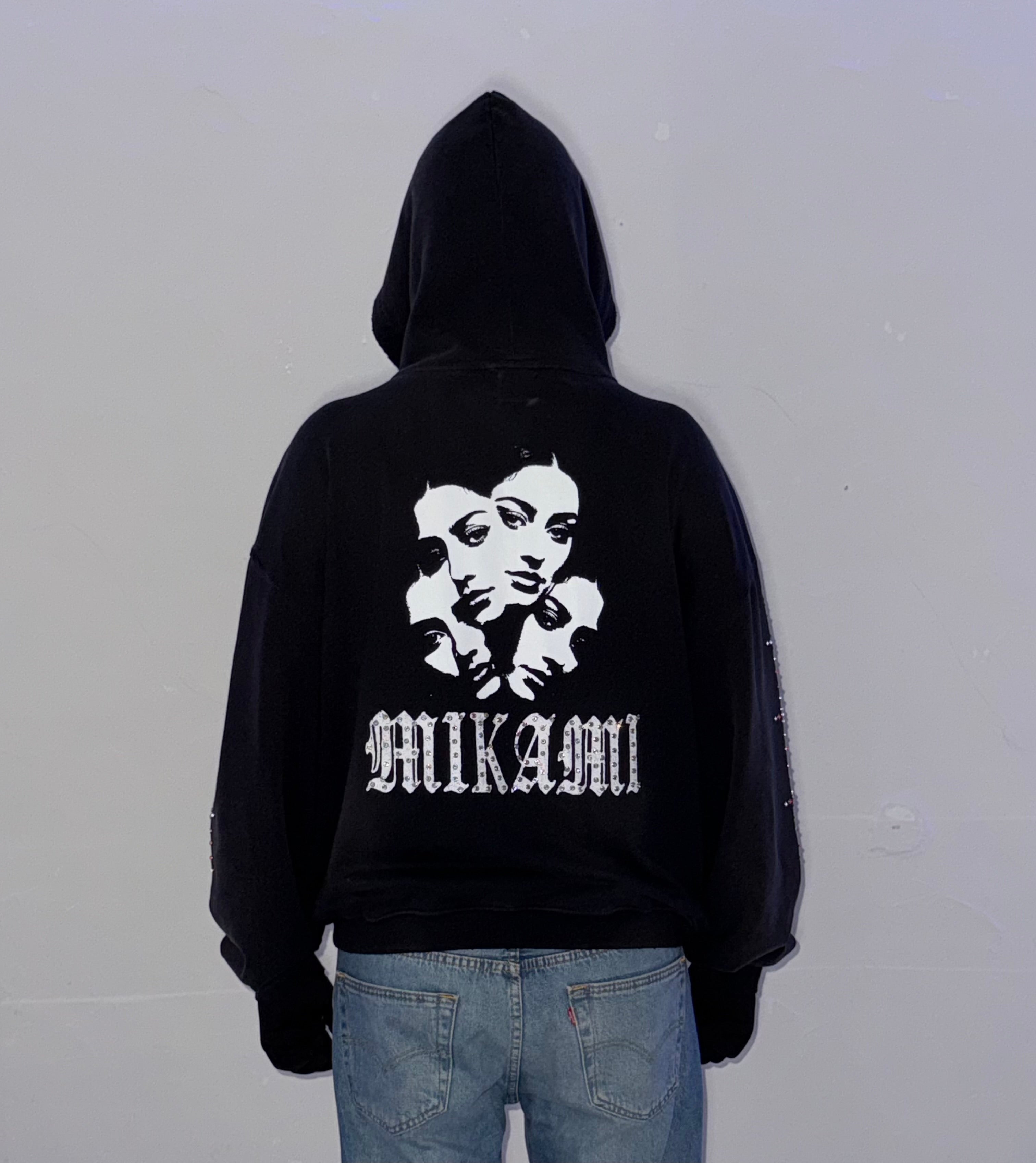 MIKAMI “DUAL SOULS” CRYSTAL HOODIE