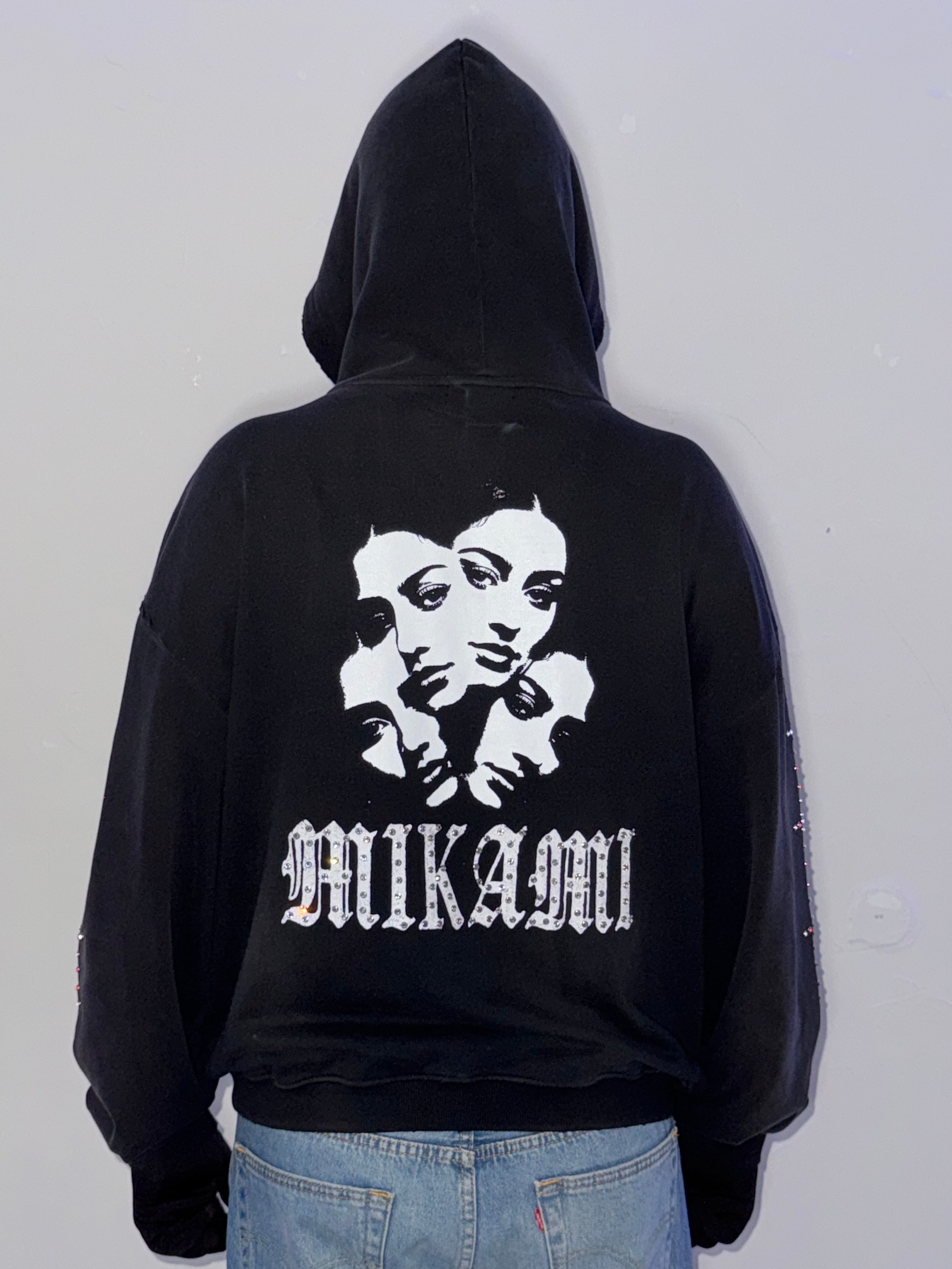 MIKAMI “DUAL SOULS” CRYSTAL HOODIE