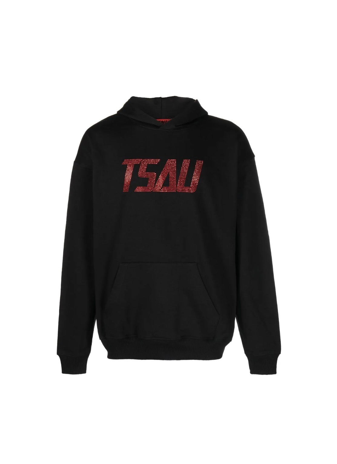 TSAV Rhinestone Logo Hoodie – Size XL