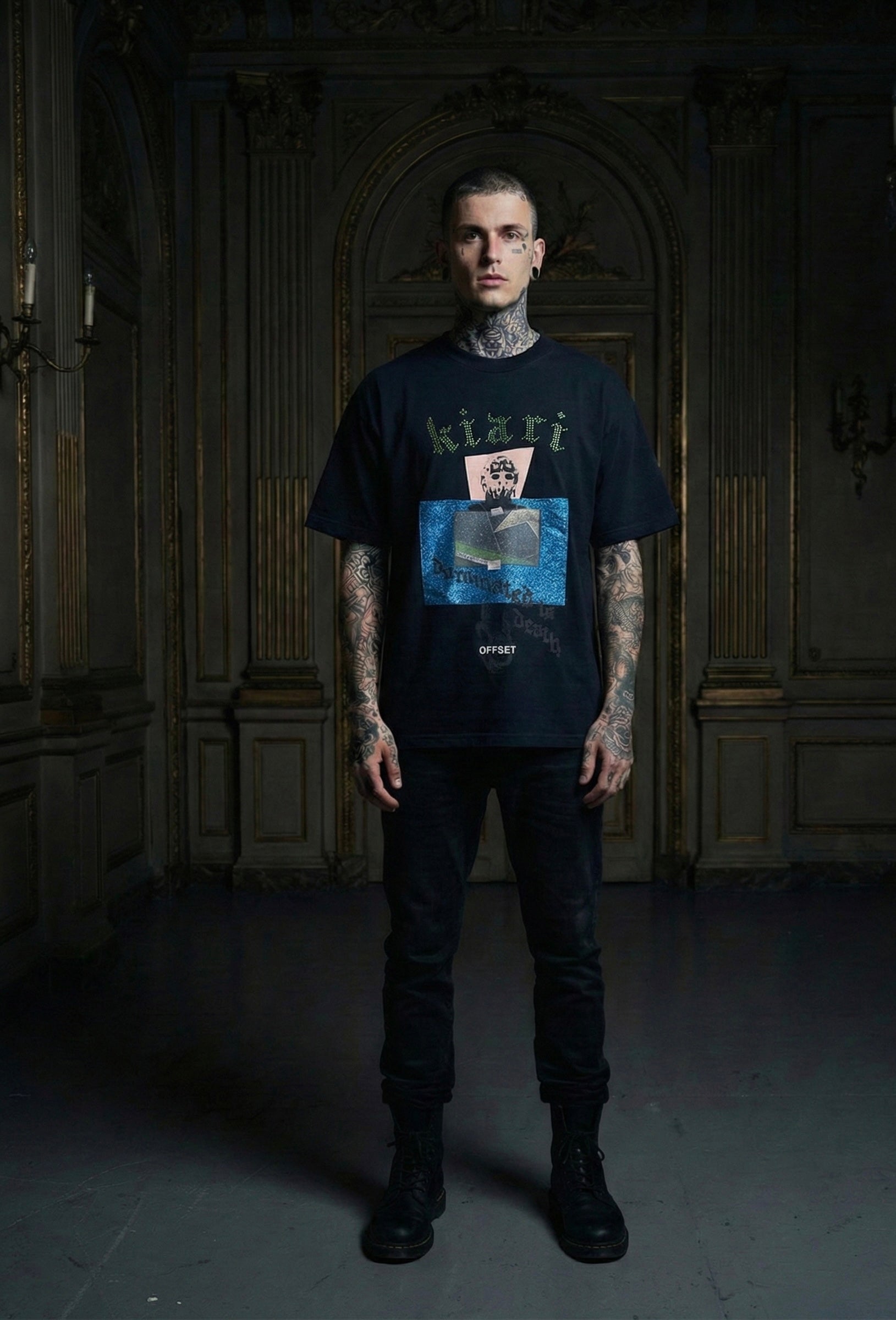 PALY HOLLYWOOD FOR KIARI OFFSET T-SHIRT