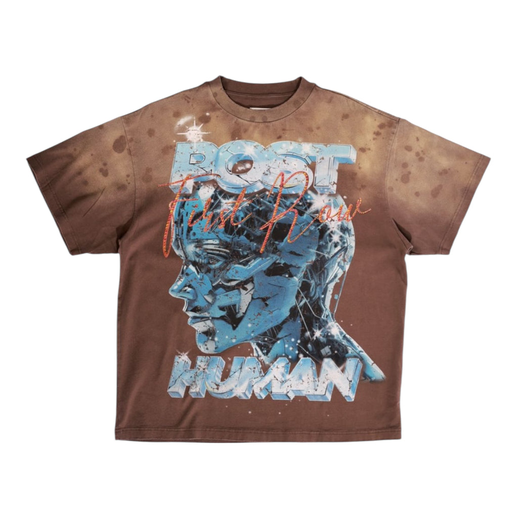 POST HUMAN Heavy Wash Graphic Tee | First Row Streetwear