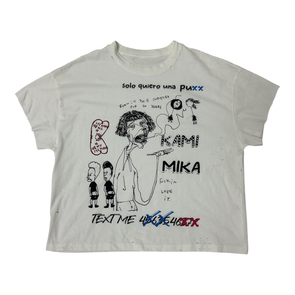 The Mikami “Text Me” Crop Tee – Limited Art Drop
