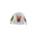 Yoshi Long Sleeve Racing Jersey – White/Purple – Size XL