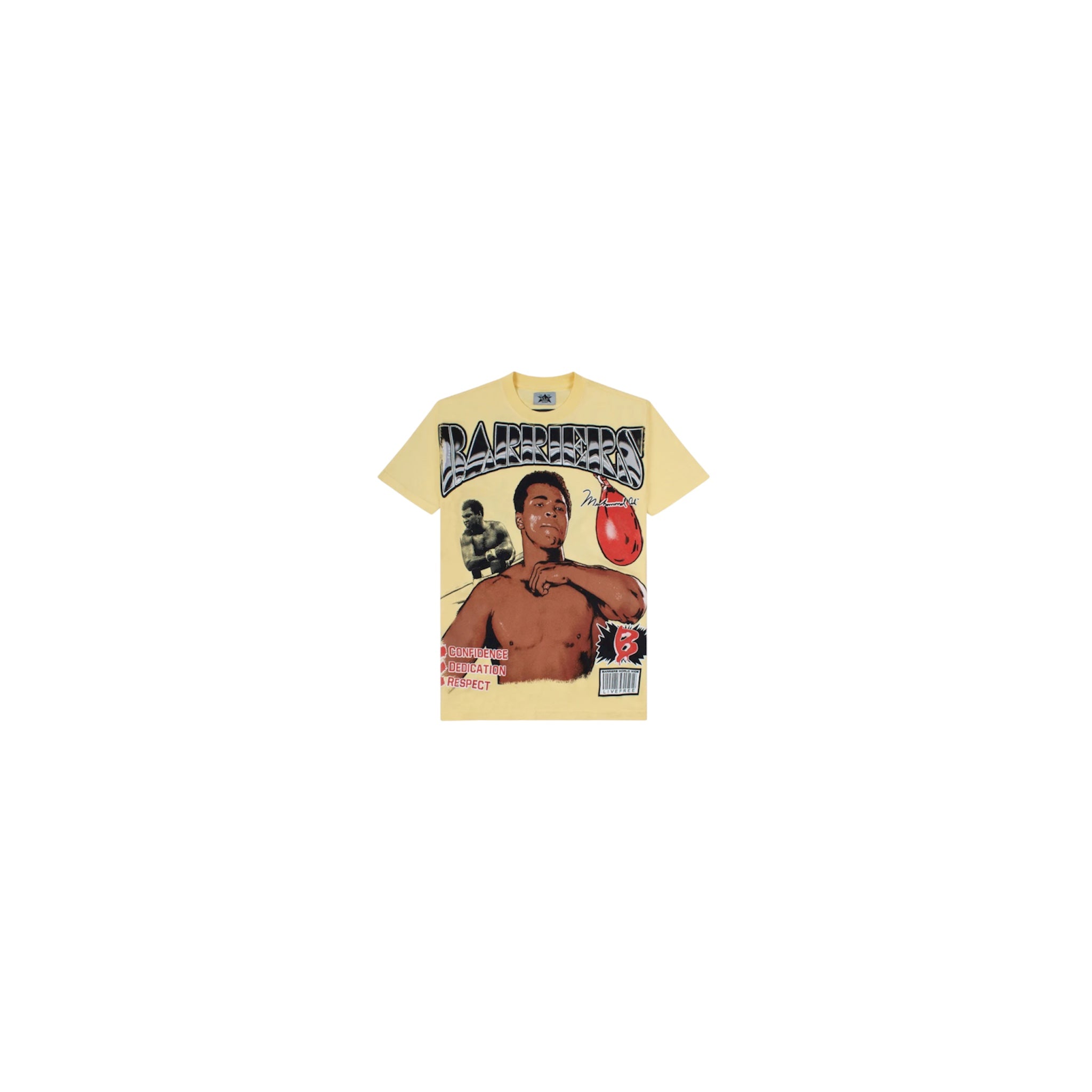 Barriers Muhammad Ali Graphic Tee – Yellow