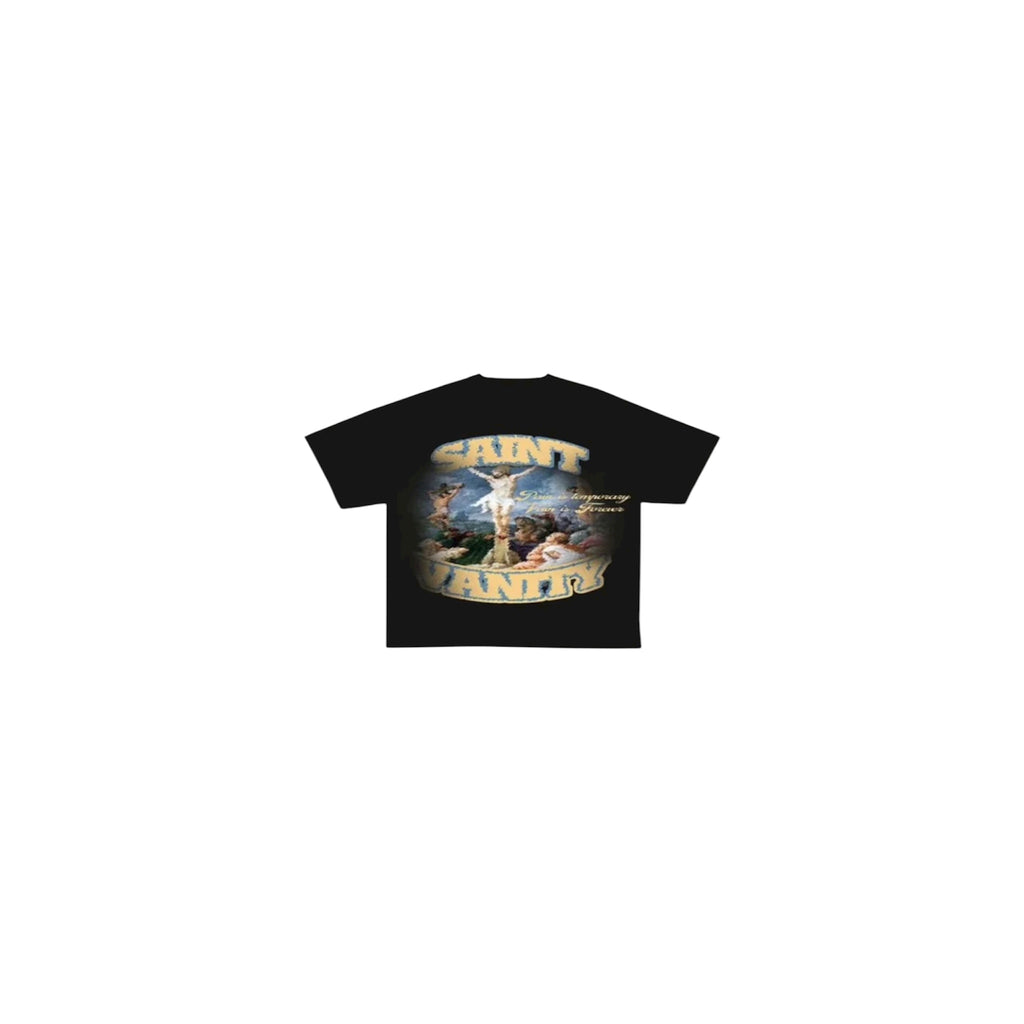 Saint Vanity Tee – Crucifixion Artwork