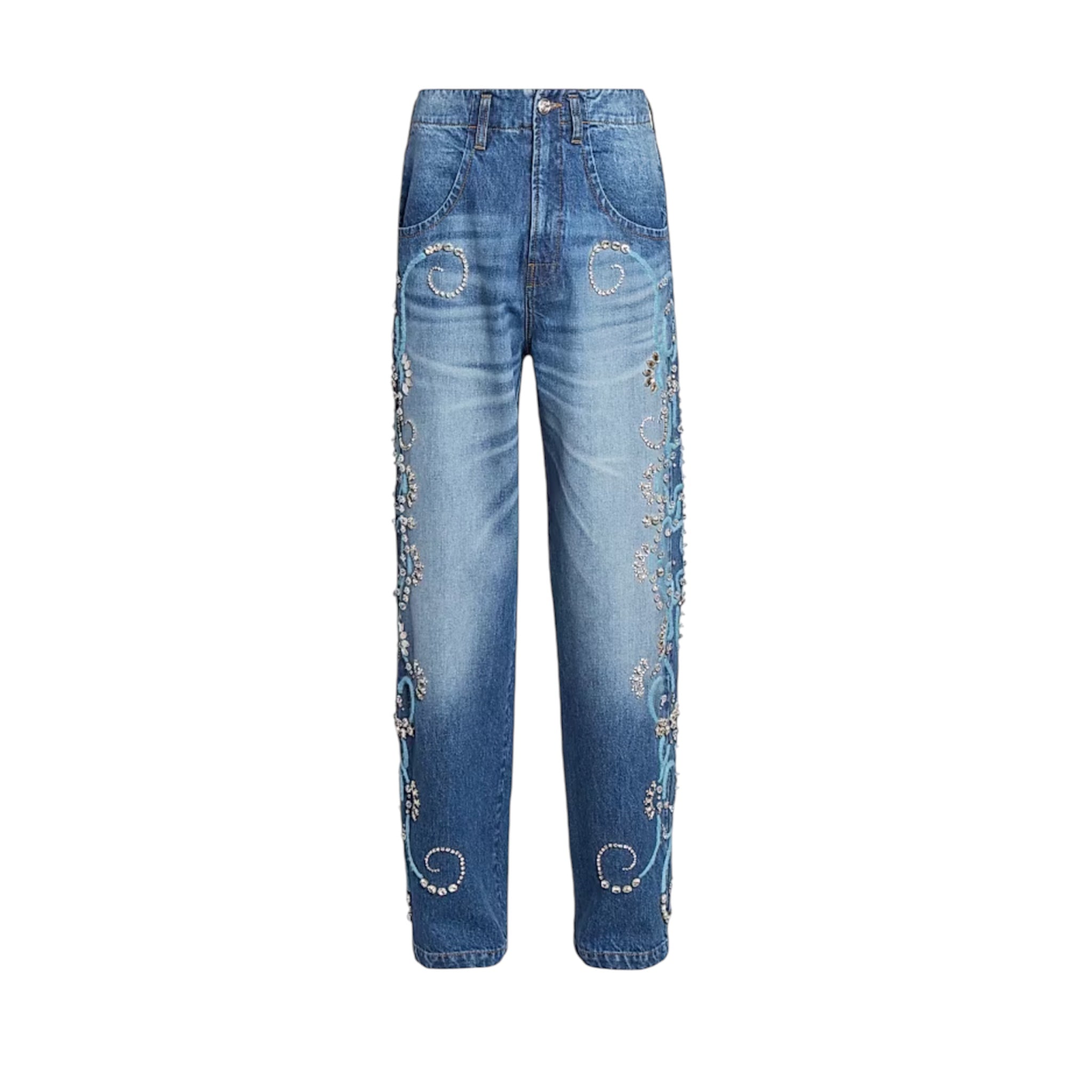 Bluemarble Crystal Embellished Denim – Size 34 (Fits 36)