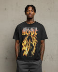 Mi Kami × AC/DC Flames Tee (1 of 1 Hand-Embellished, Size XL / Fits L)
