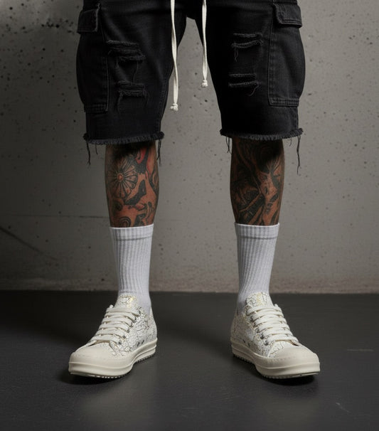 Rick Owens DRKSHDW Abstract Croc Ramones - Size 42