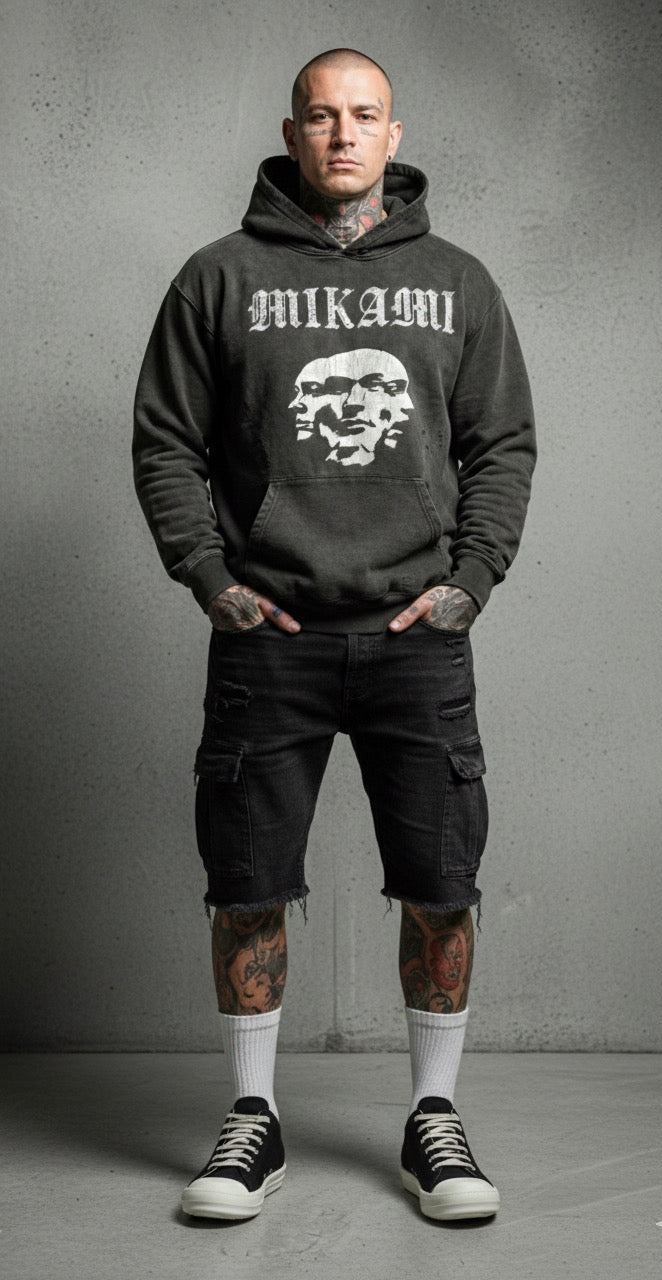 Rick Owens DRKSHDW Low Sneaks – Black Canvas