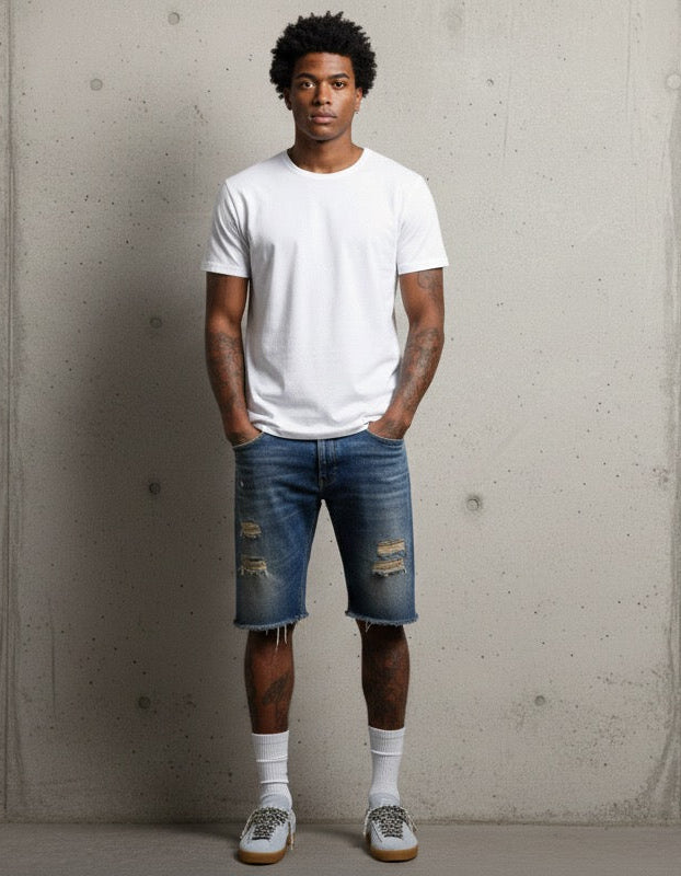 Lanvin Suede Low-Top "Blue/Navy" – Size 41