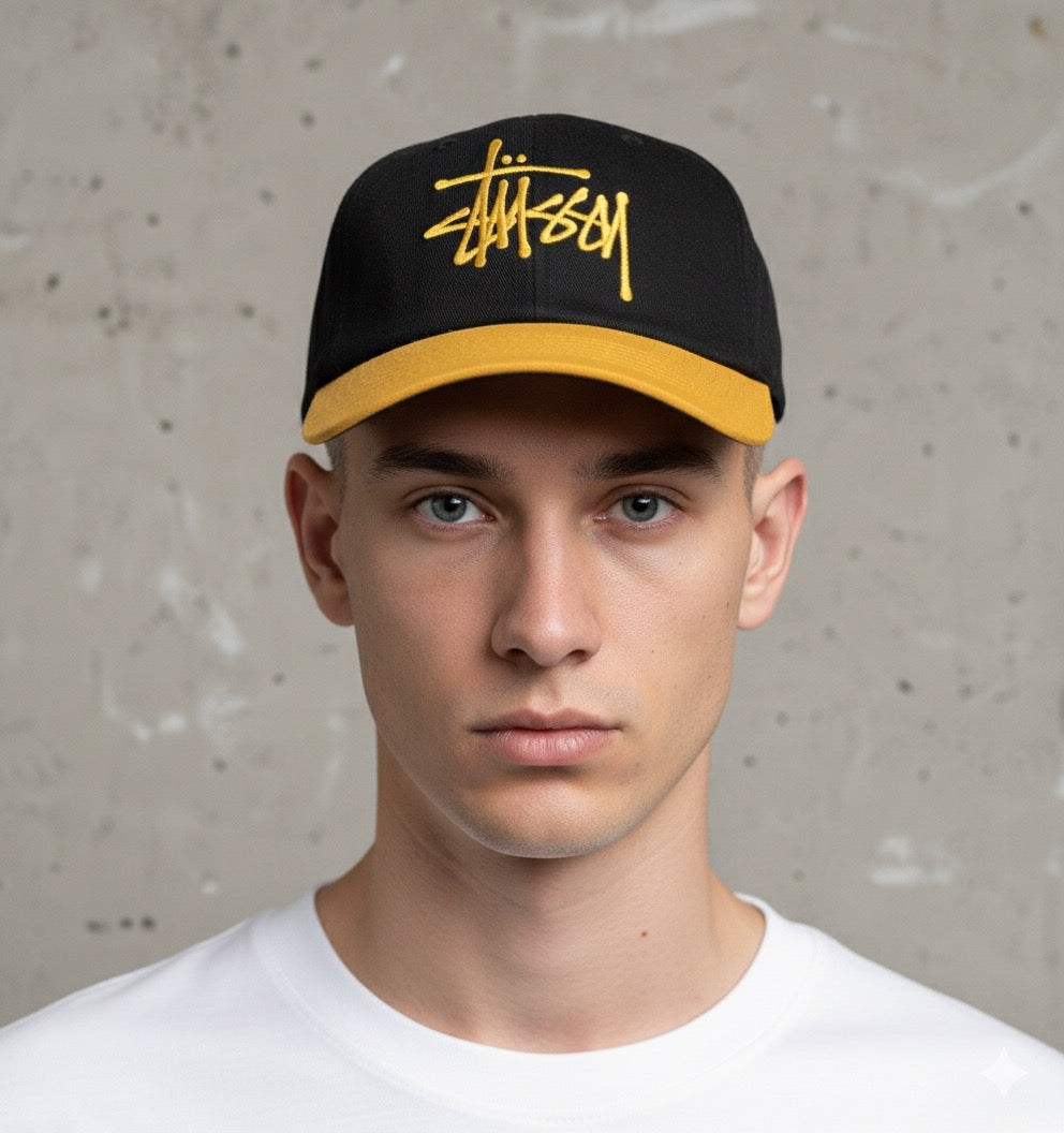 Stüssy Yellow Brim Visor