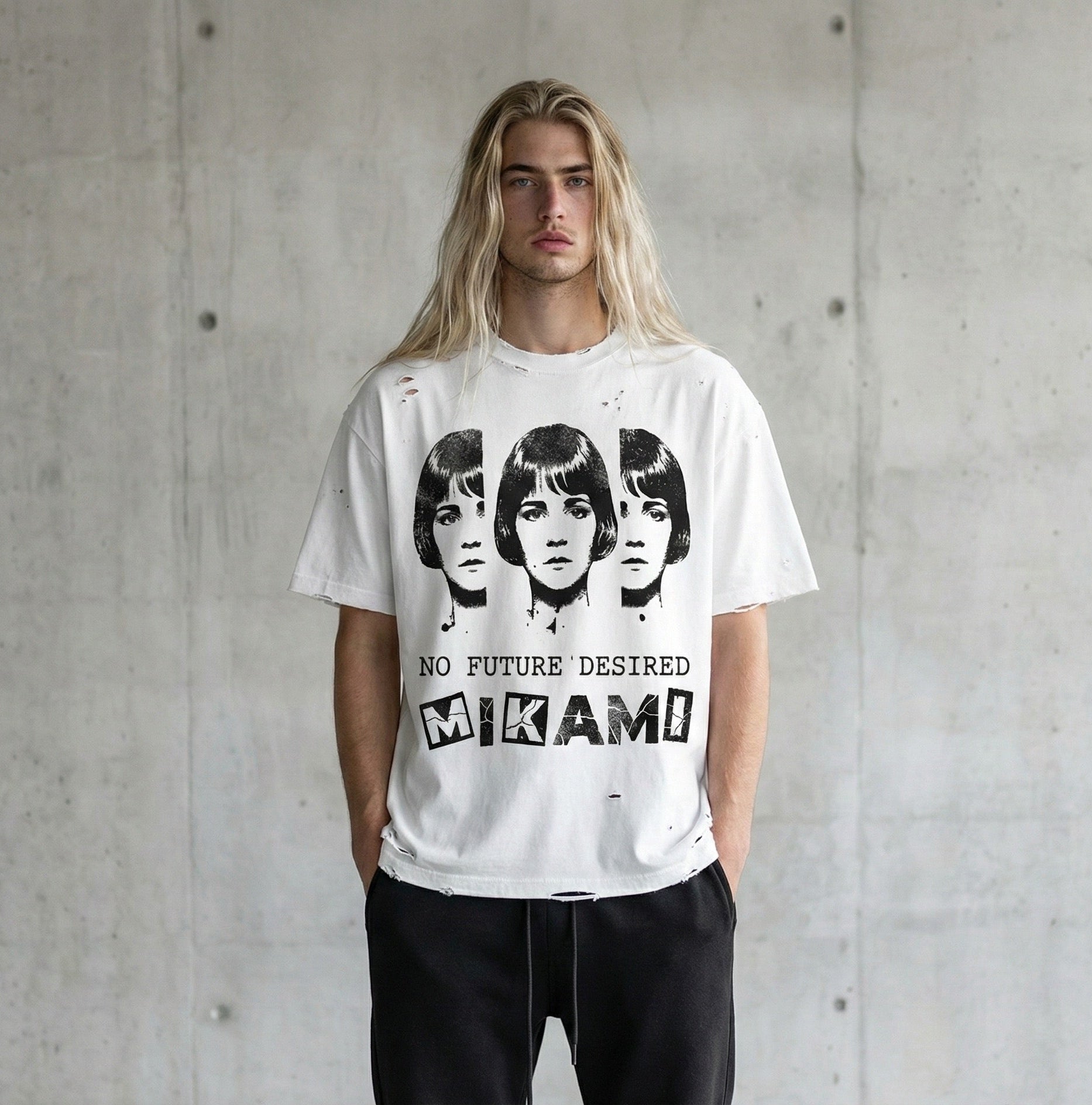 MIKAMI • “NO FUTURE DESIRED” Graphic Tee