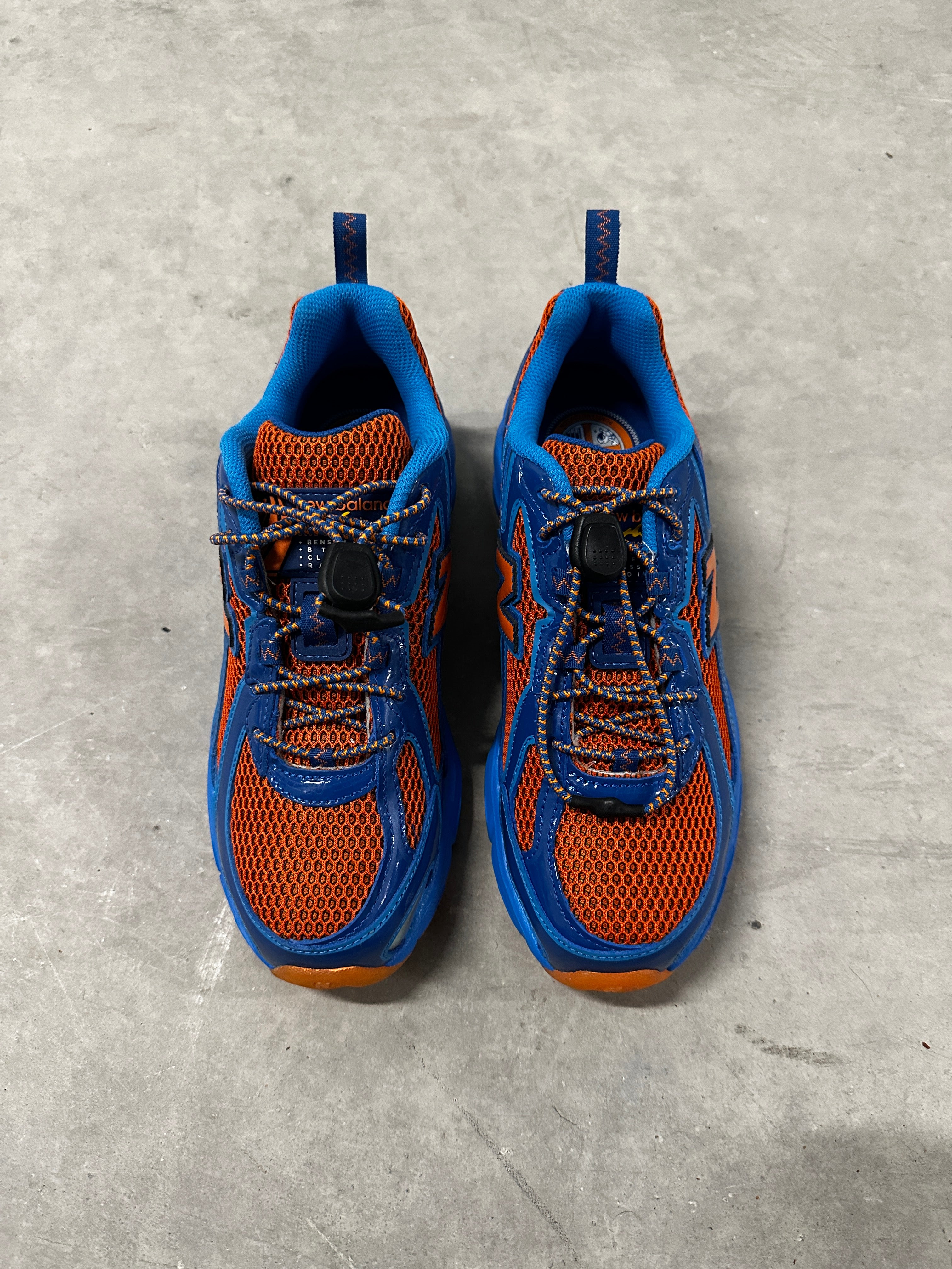 New Balance U740CB2 “Benson Project” – Blue/Orange Mesh Sneakers SZ40-7us
