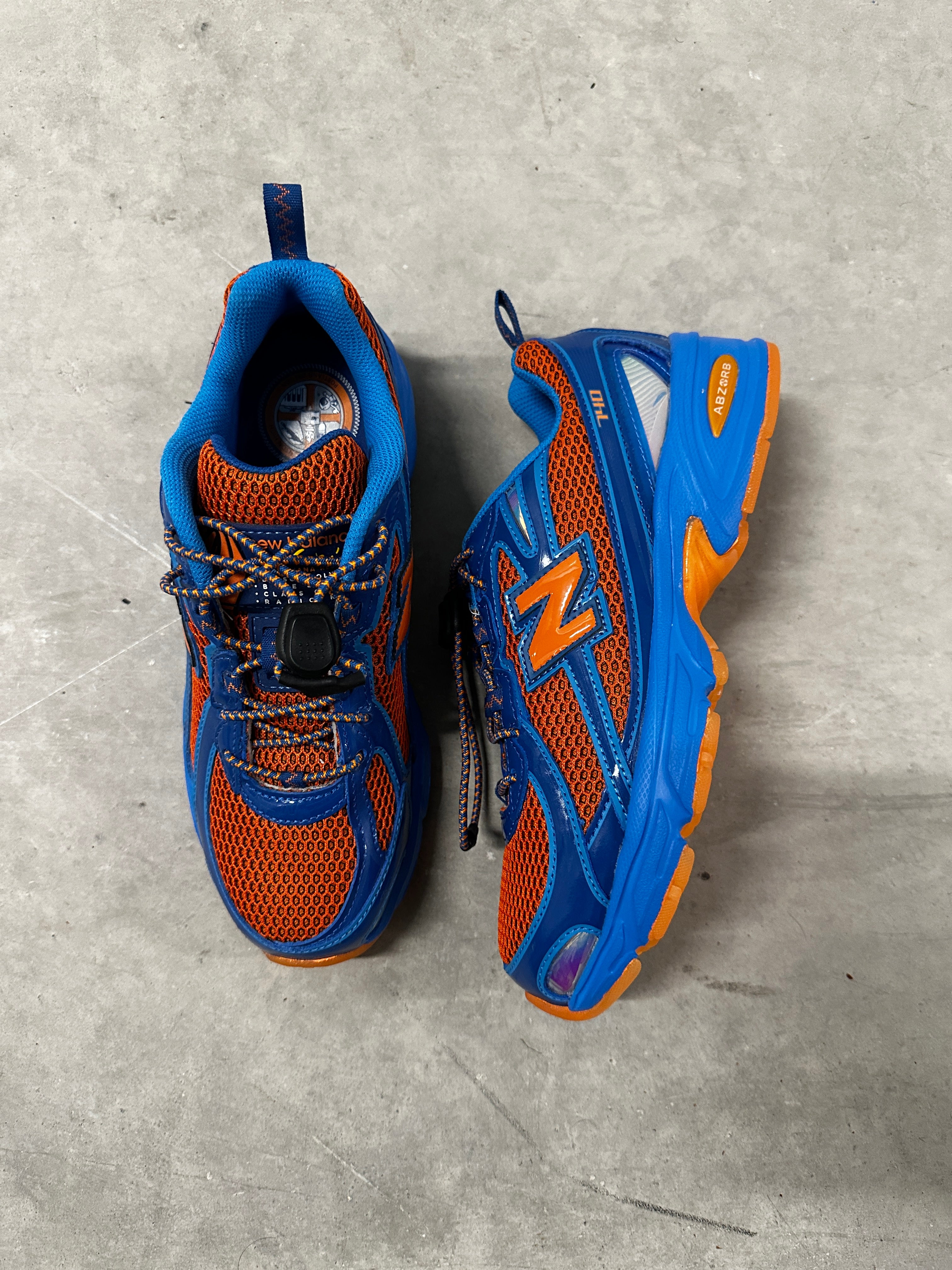 New Balance U740CB2 “Benson Project” – Blue/Orange Mesh Sneakers SZ40-7us