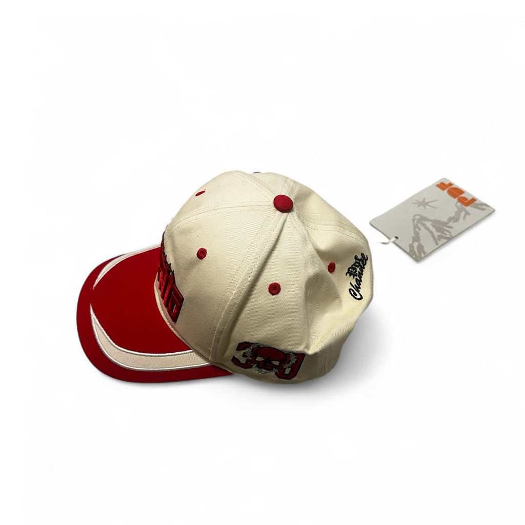 PDF Chanel “Violento” Cap – Beige/Red