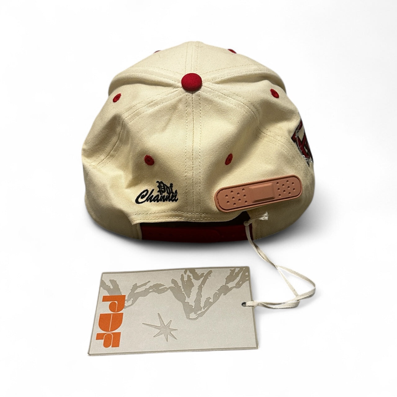 PDF Chanel “Violento” Cap – Beige/Red