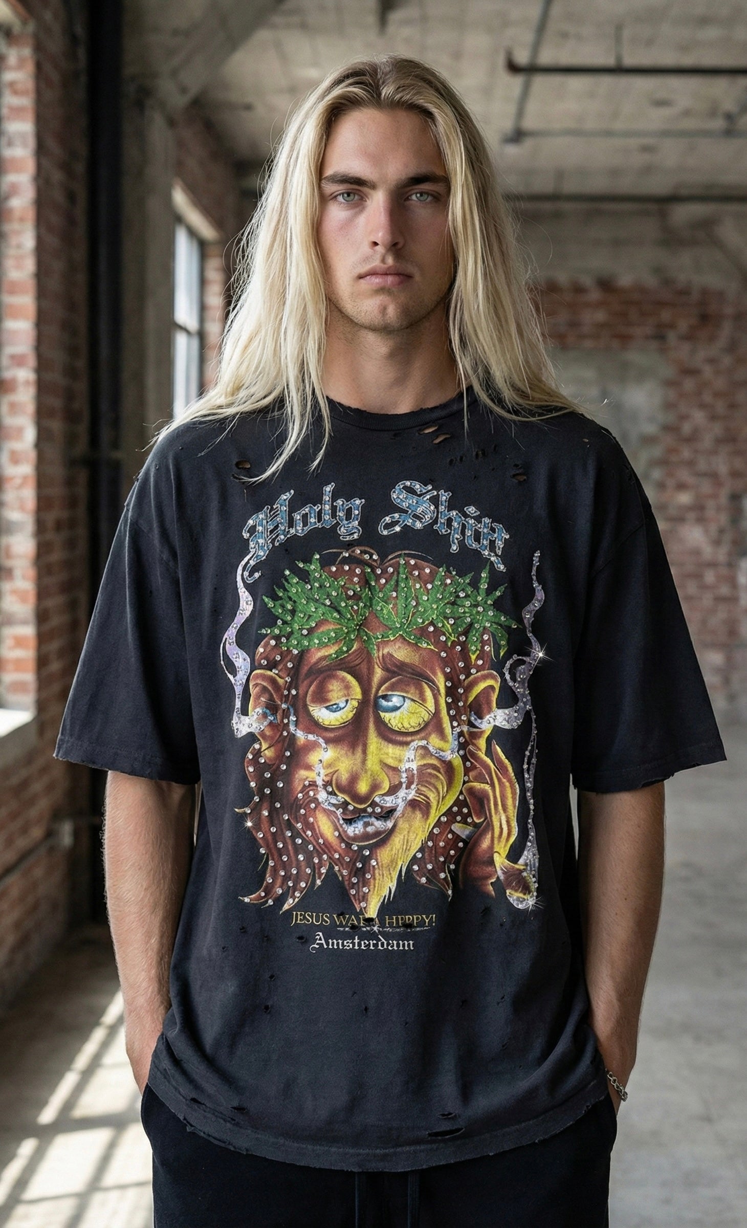 MIKAMI “HOLY SMOKE” VINTAGE TEE