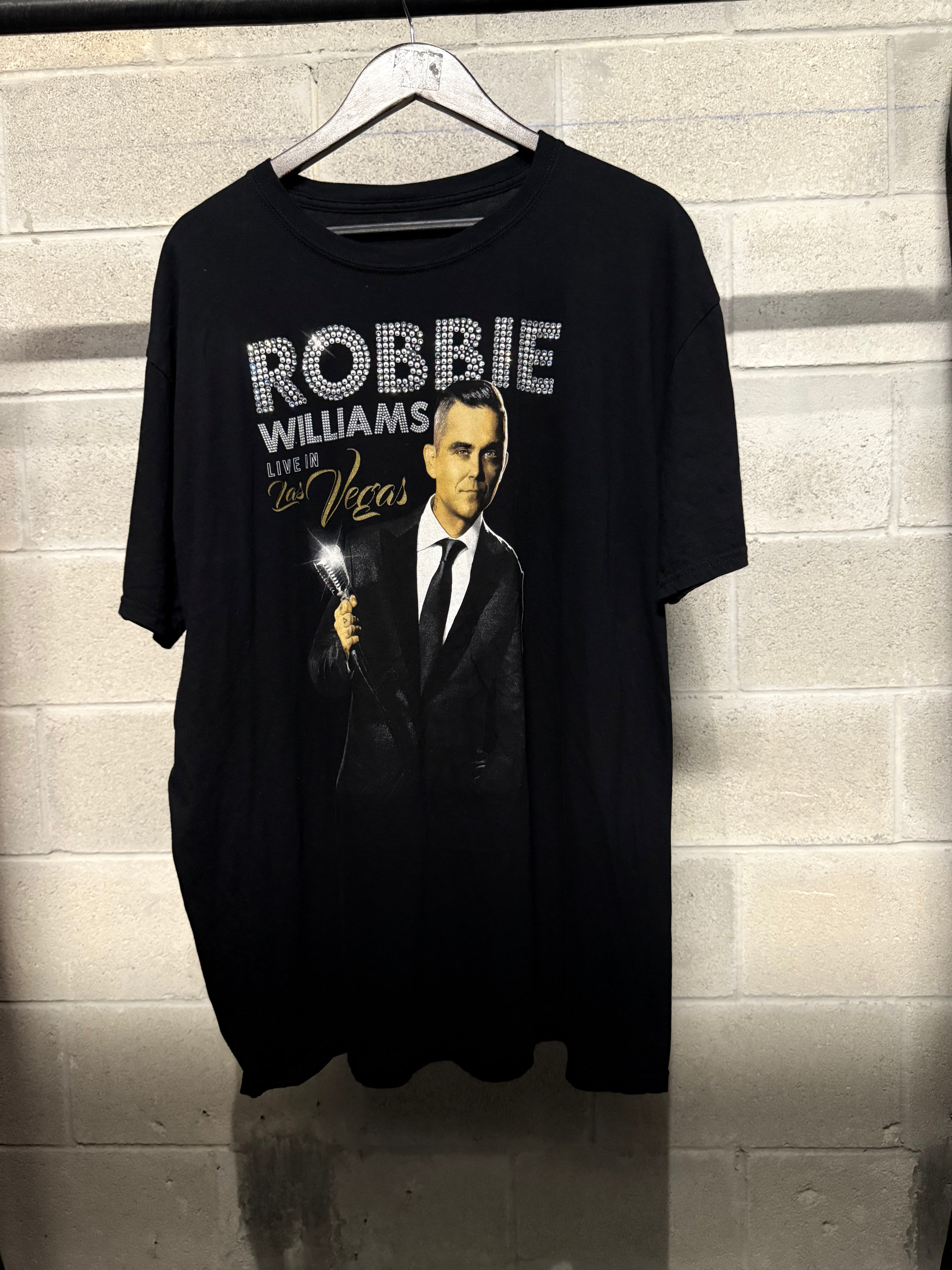 Robbie Williams “Live in Las Vegas” Vintage Tee – Size XL