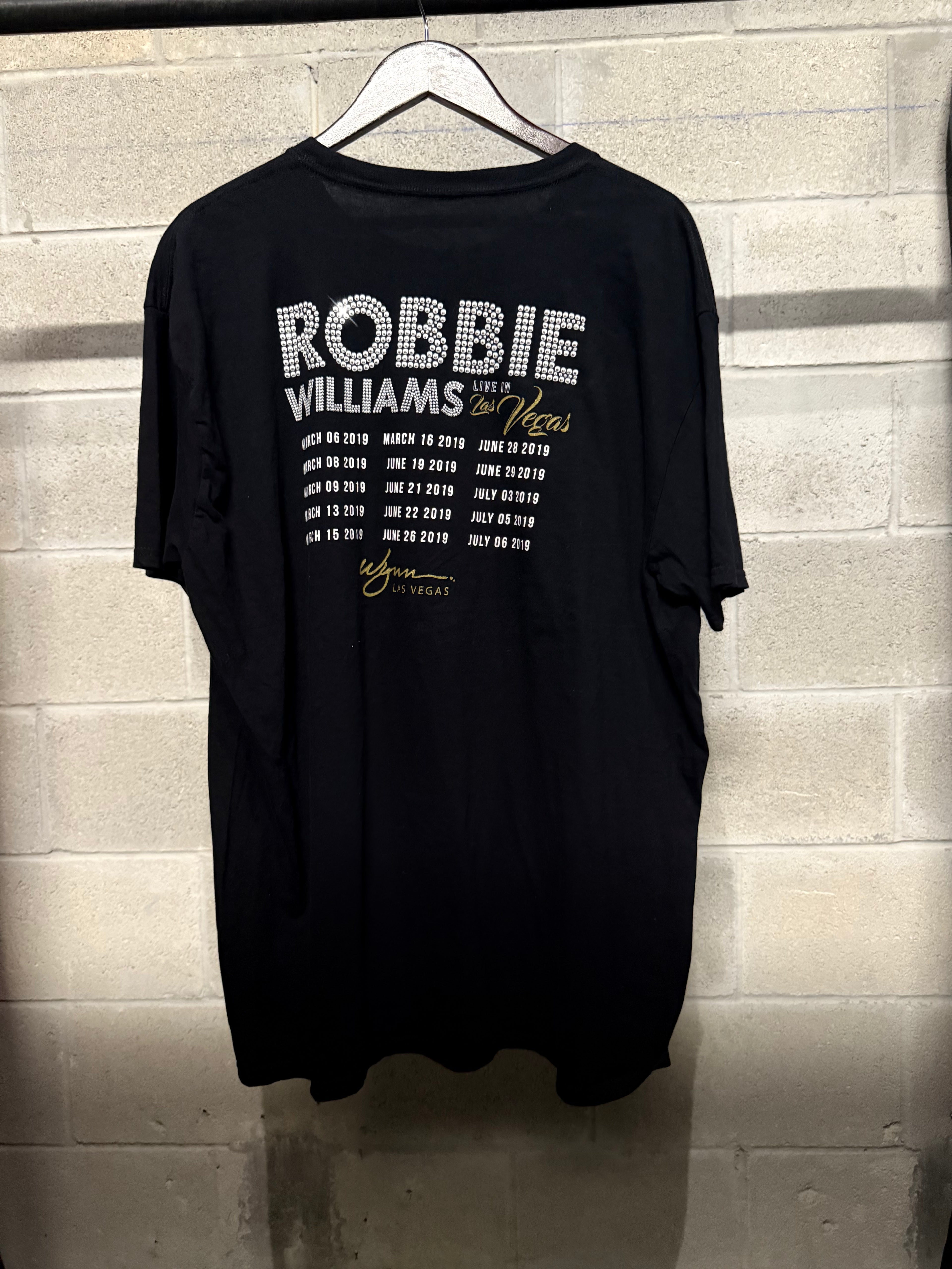 Robbie Williams “Live in Las Vegas” Vintage Tee – Size XL