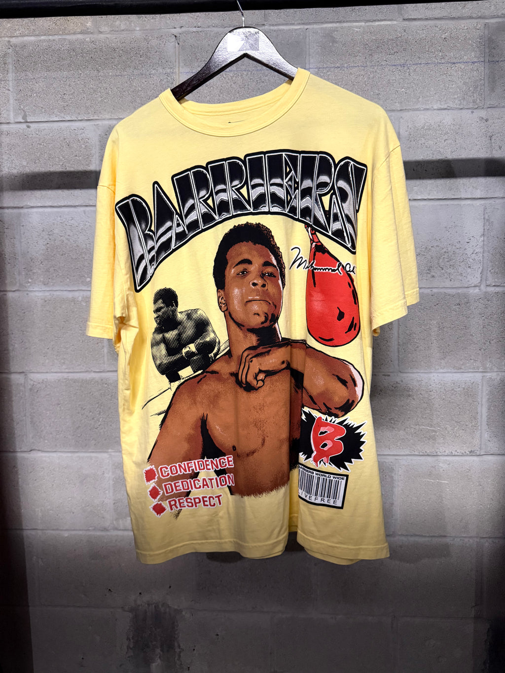Barriers x Muhammad Ali Graphic Tee – Size XL