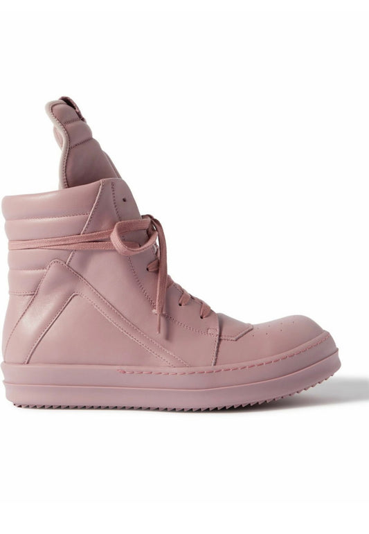 rick owens geobasket – pink leather SZ-42