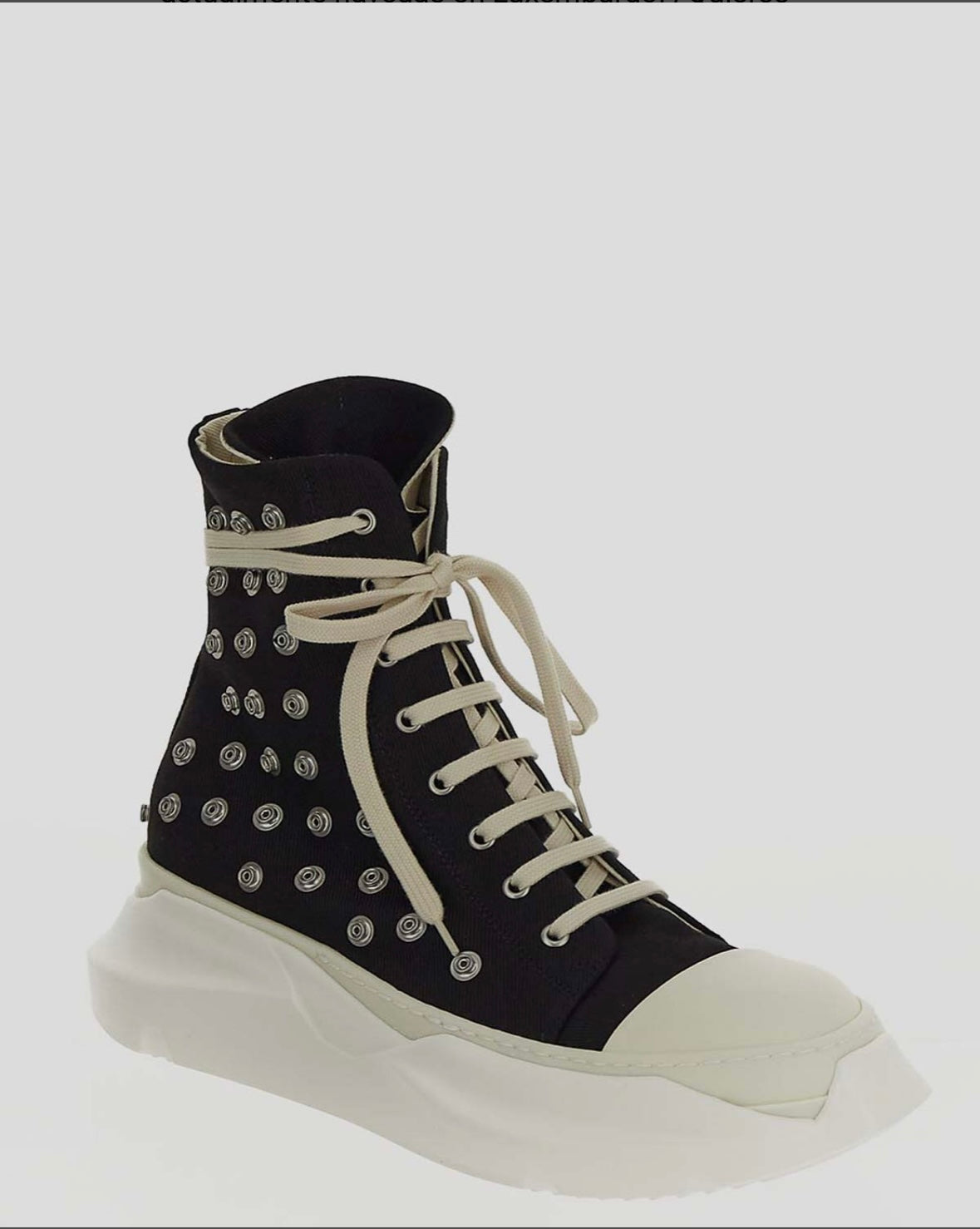 Rick Owens DRKSHDW Abstract Sneaks - Black/Milk SZ-41