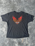 Custom Vintage Flame Tee – Premium Crystal Accents SZ-XL