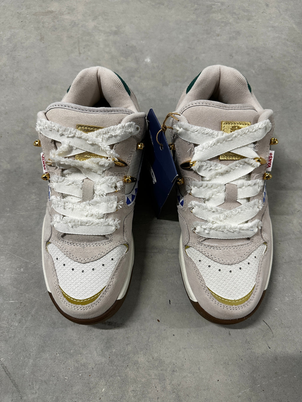 Vans Skate Style 86 LX "Cream/Gold" – Size 40