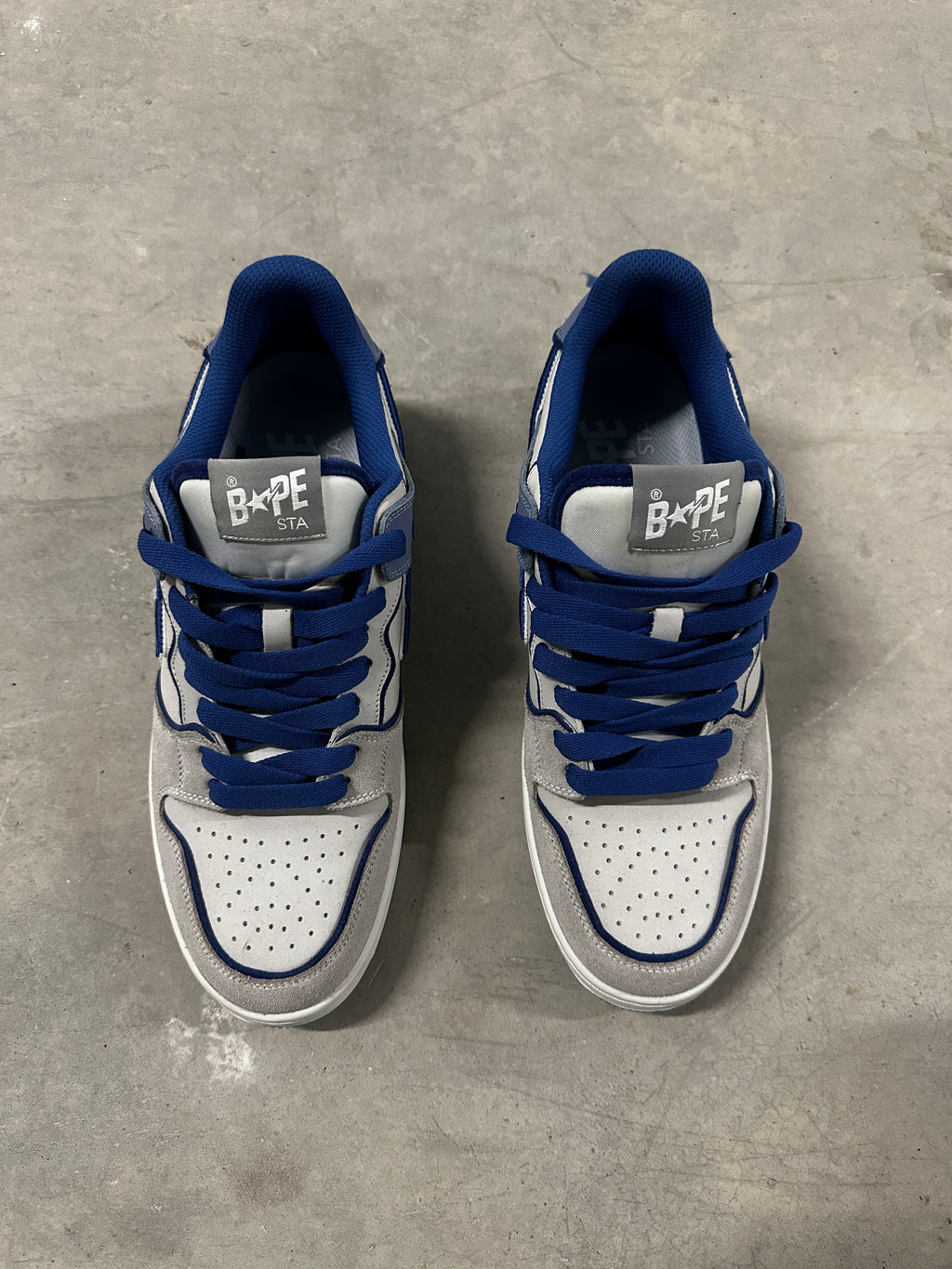 BAPE STA 93 Low "Grey/Blue" – Size 44