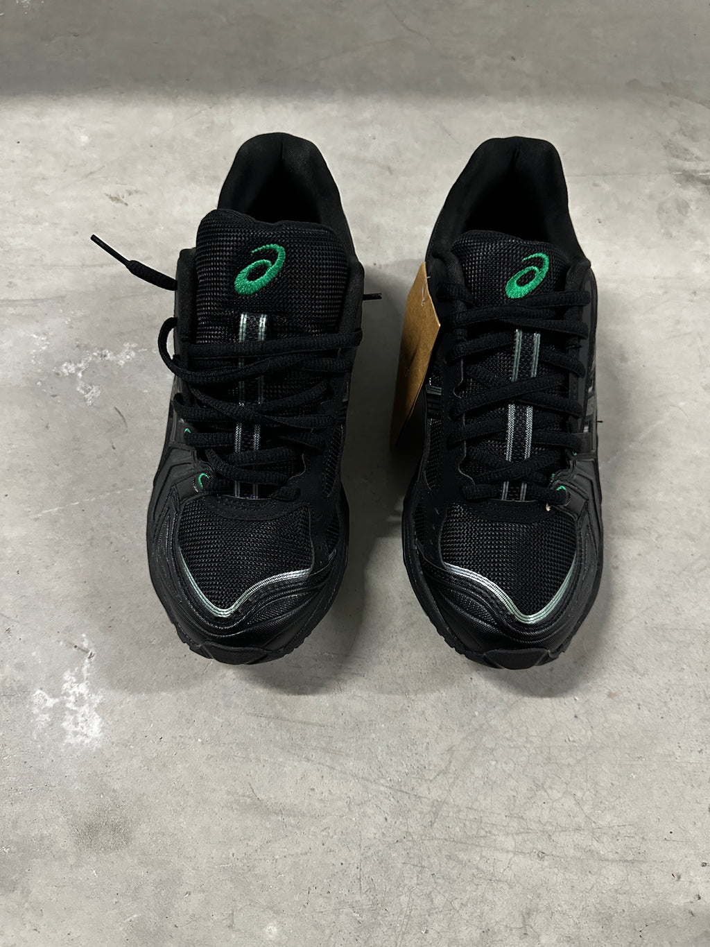 Asics Gel-Kayano 14 "Triple Black/Green" – Size 40