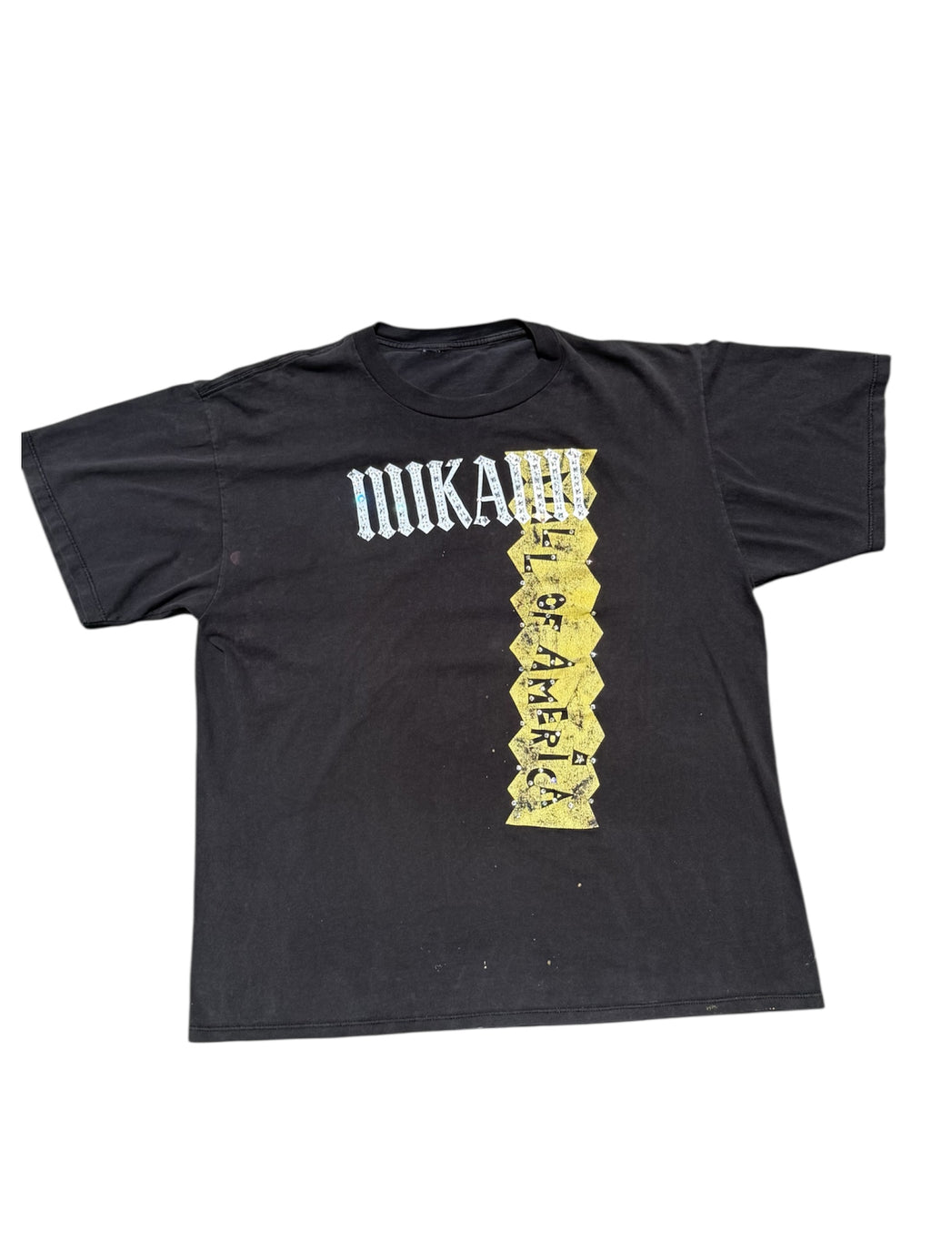 Mi Kami "Hall of Fame" Vintage Rhinestone Tee Sz-XL