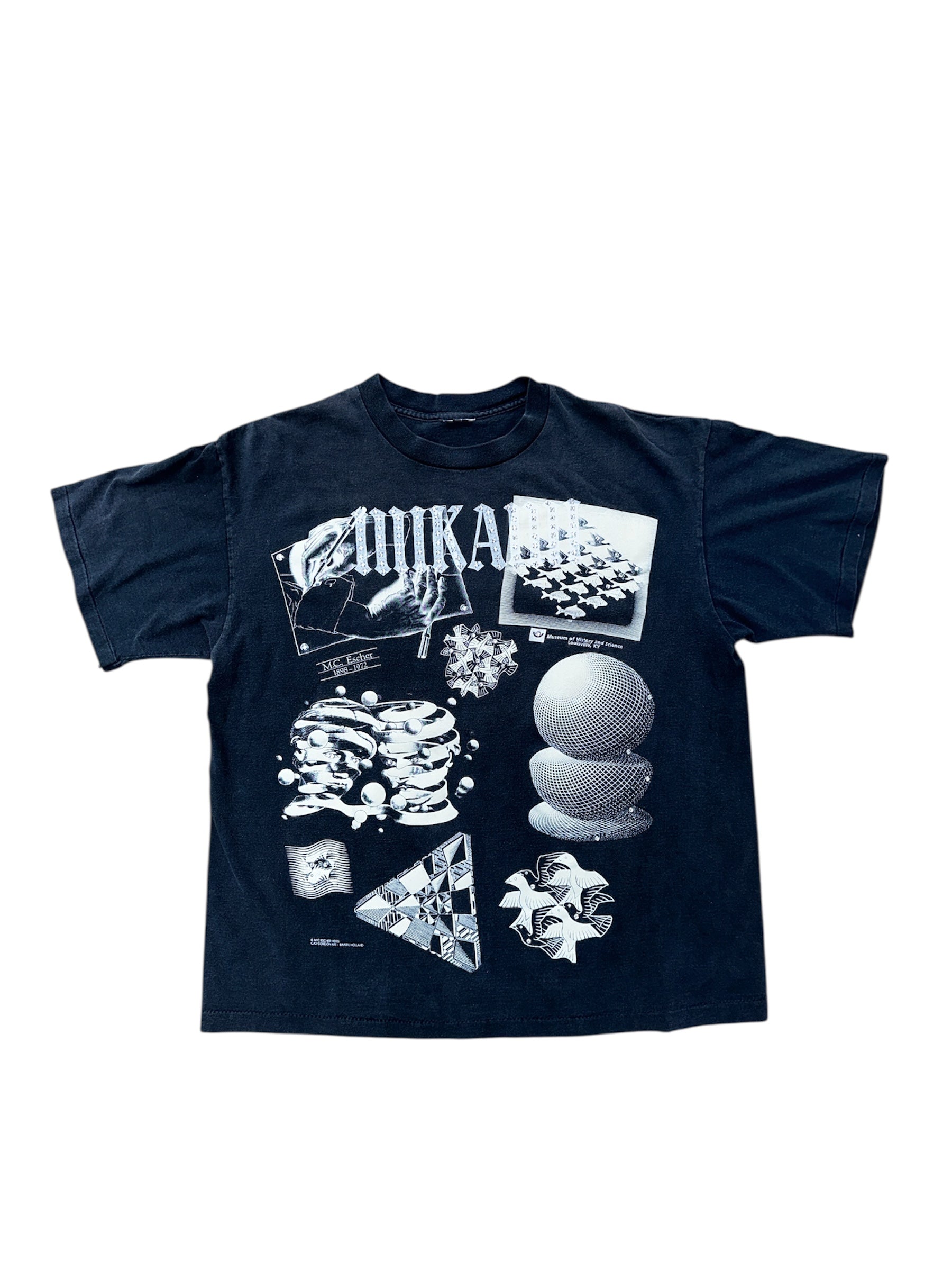 Mi Kami x M.C. Escher Vintage Rhinestone Tee – Size L