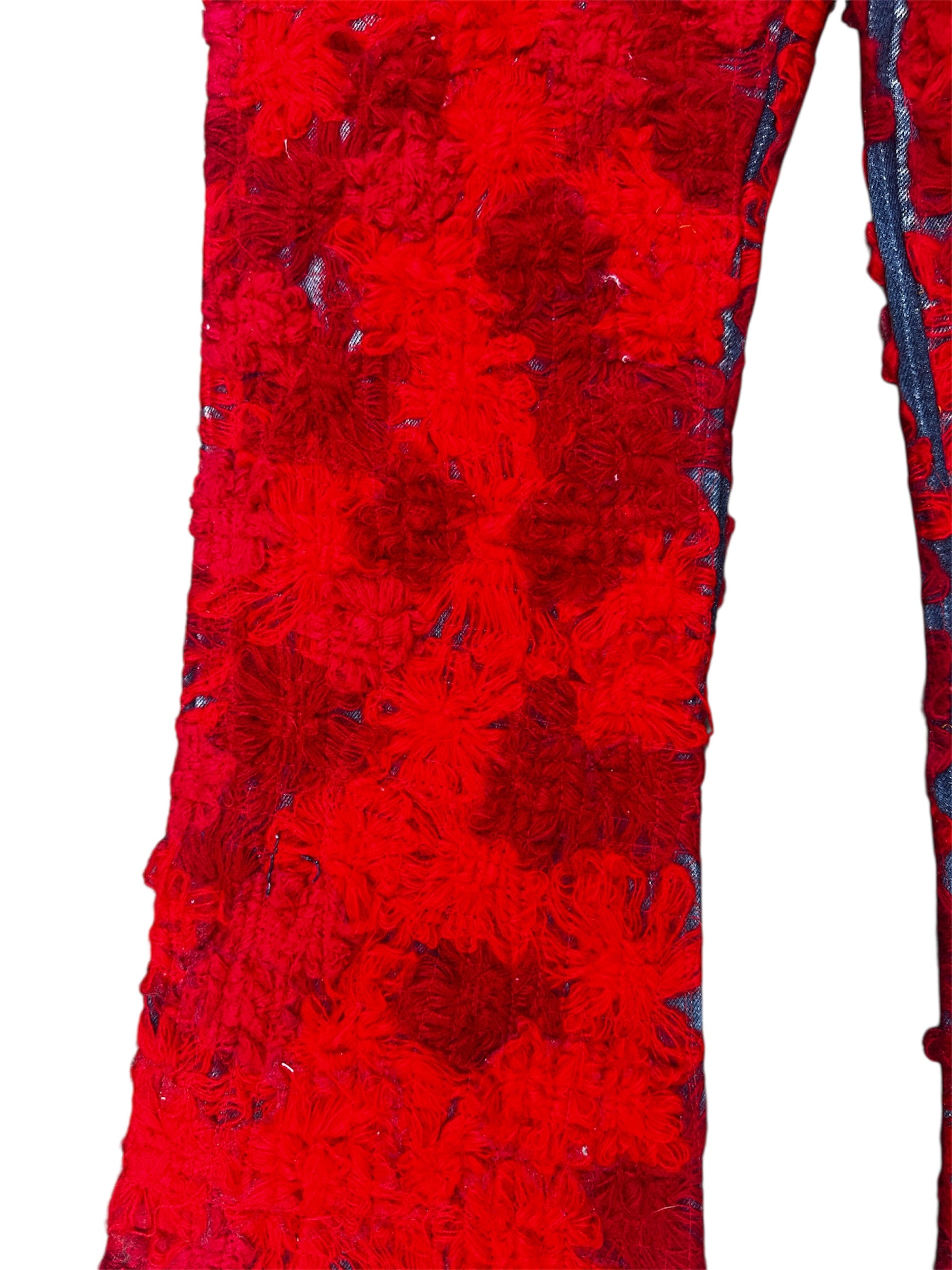 Earthling VIP Floral Denim "Red/Blue" – Size 36