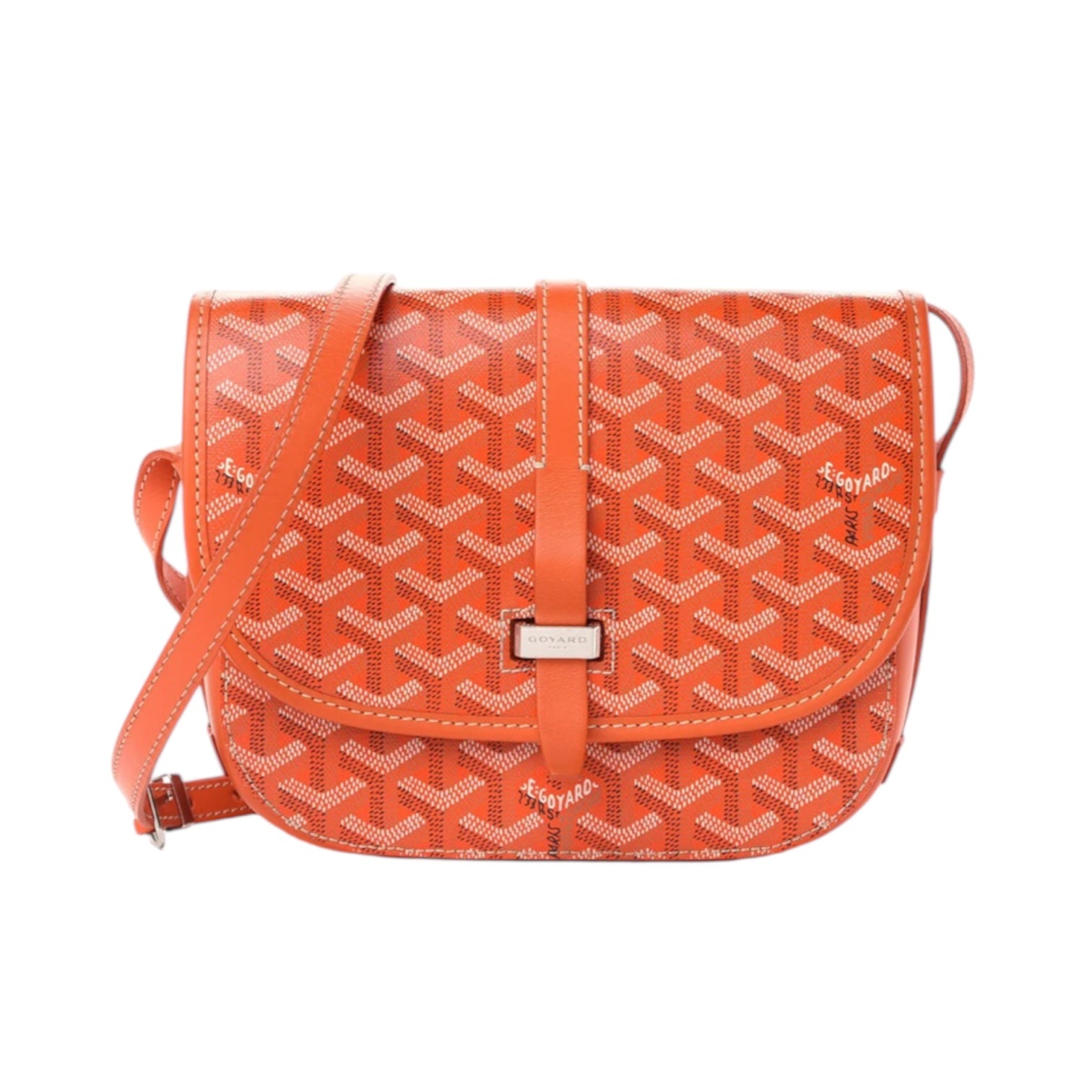 Goyard Belvédère MM Shoulder Bag – Orange