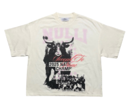 Nulli National Champ Tee – Off White