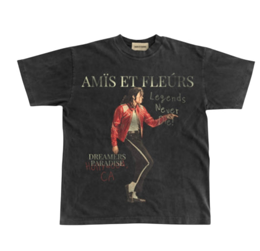Amis Et Fleurs "Legends Never Die" Tee