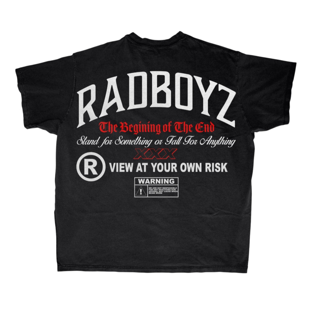 RadBoyz Acid Tour Show Tee – Black/Red