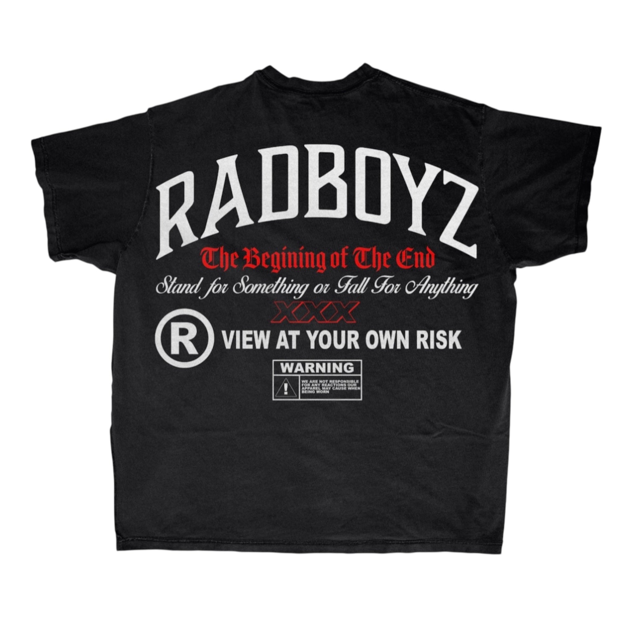 RadBoyz Acid Tour Show Tee – Black/Red