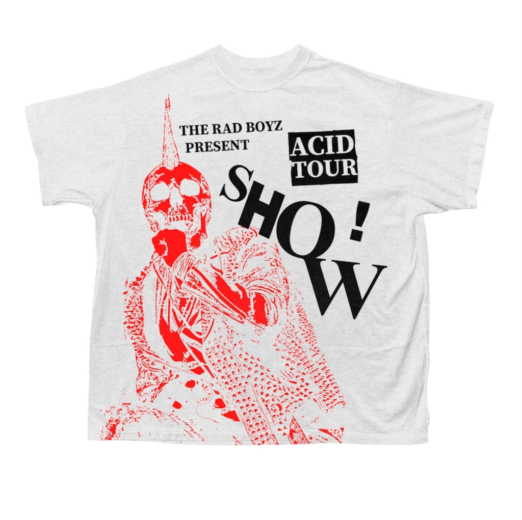 Radboyz Acid Tour Show T-Shirt – White