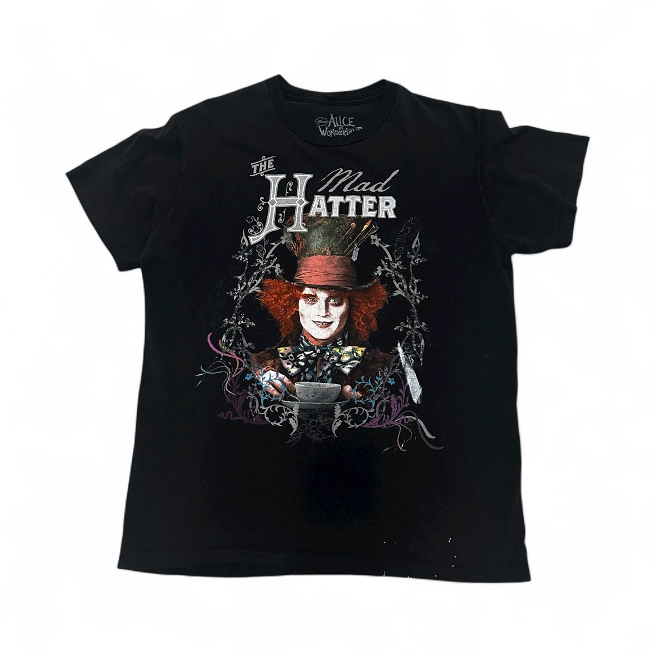 Disney Alice in Wonderland “Mad Hatter” Tee – Black