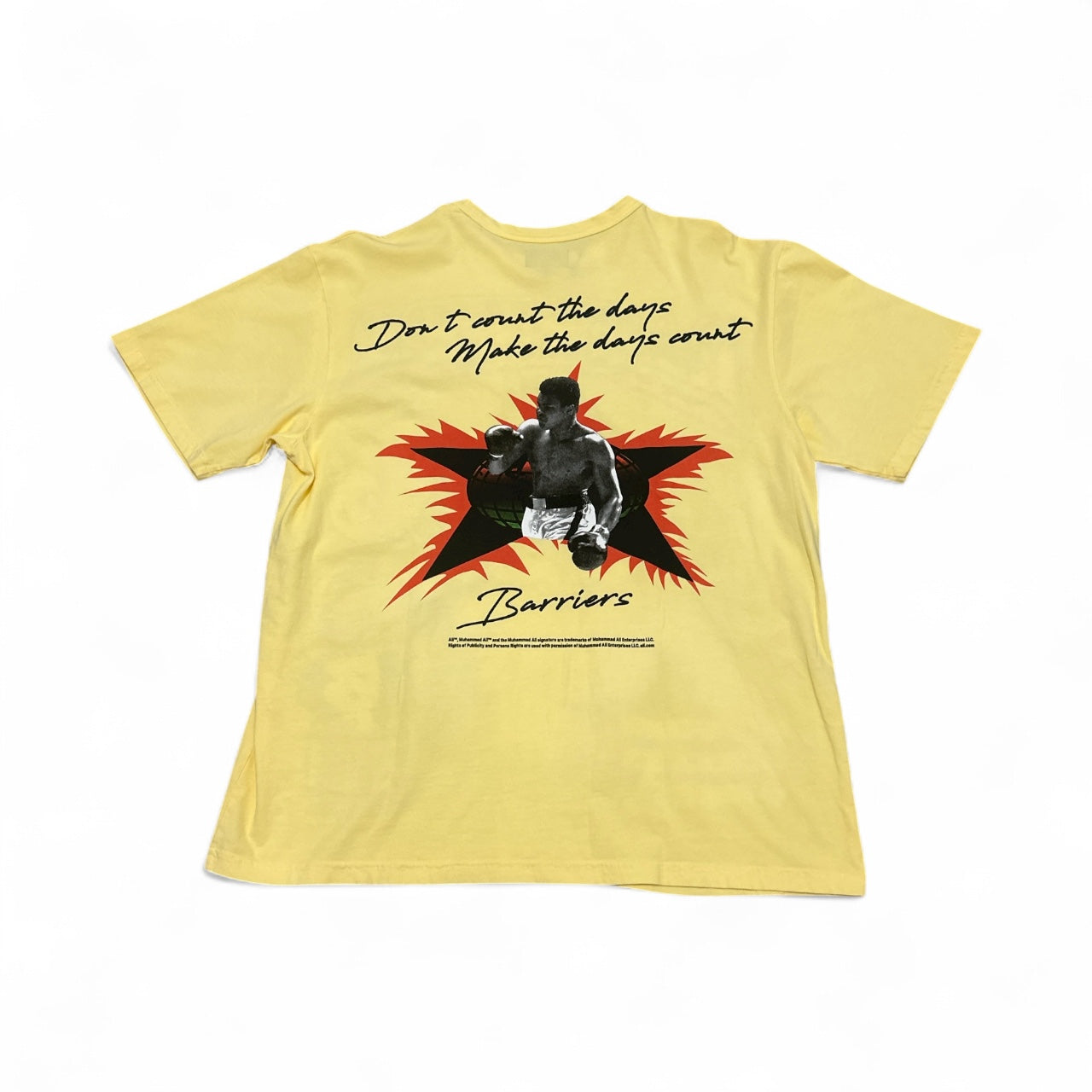 Barriers Muhammad Ali Graphic Tee – Yellow