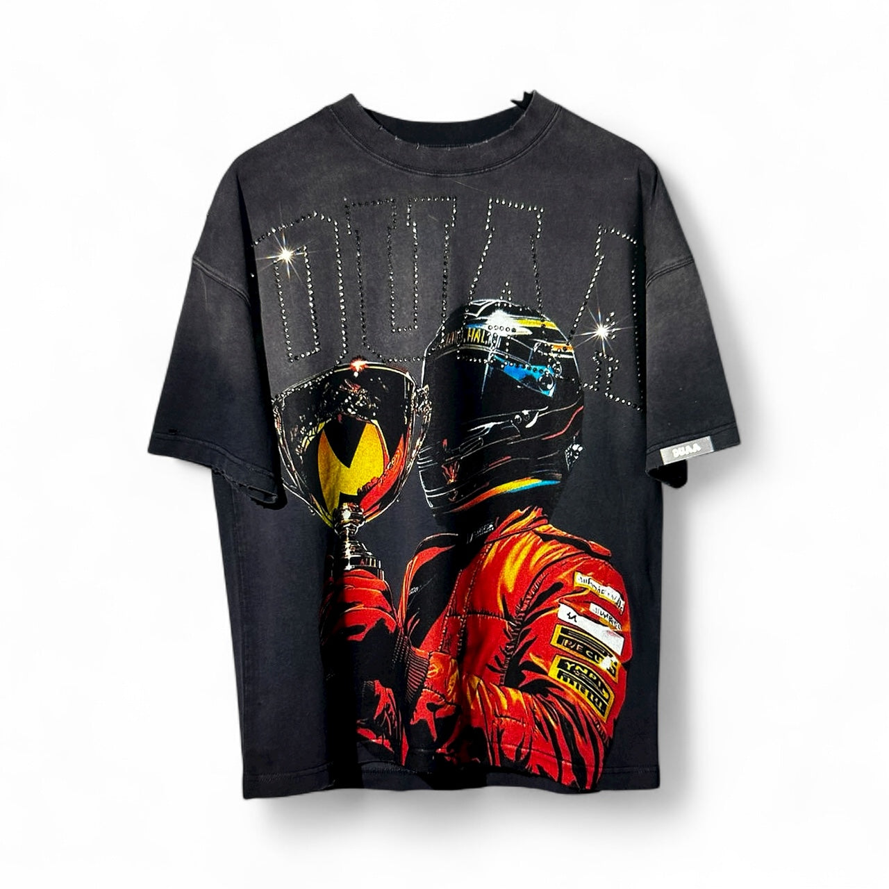 DUAA – Oversized Racing Champion T-Shirt Black (Special Edition)