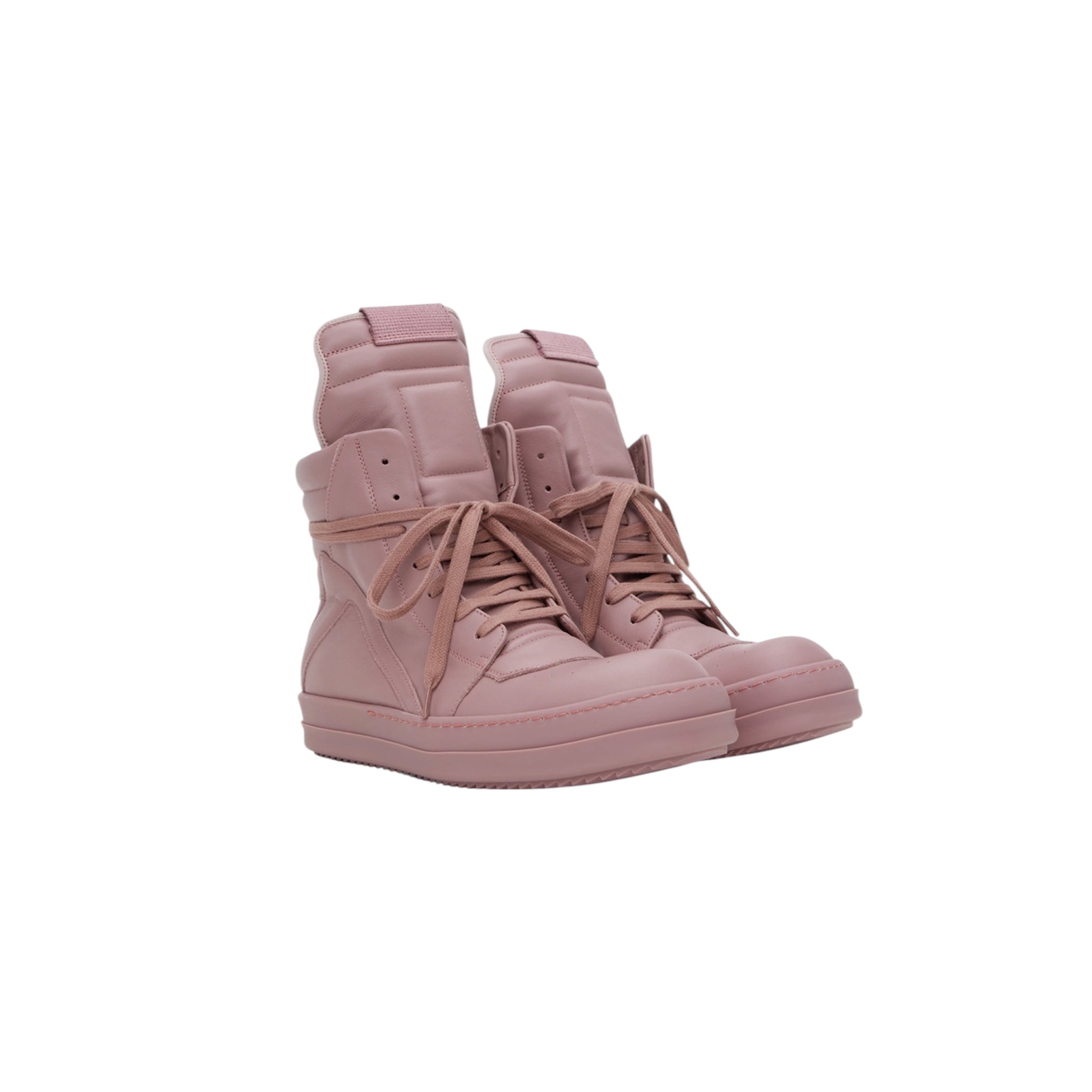 rick owens geobasket – pink leather SZ-42