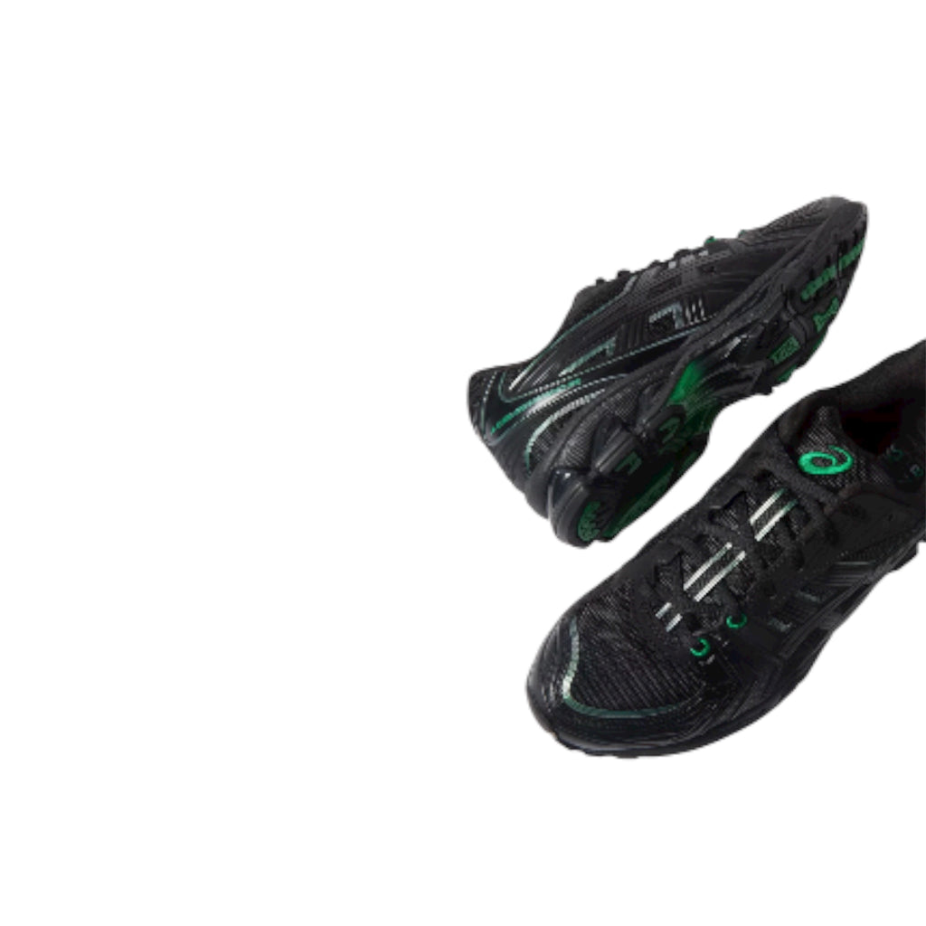 Asics Gel-Kayano 14 "Triple Black/Green" – Size 40