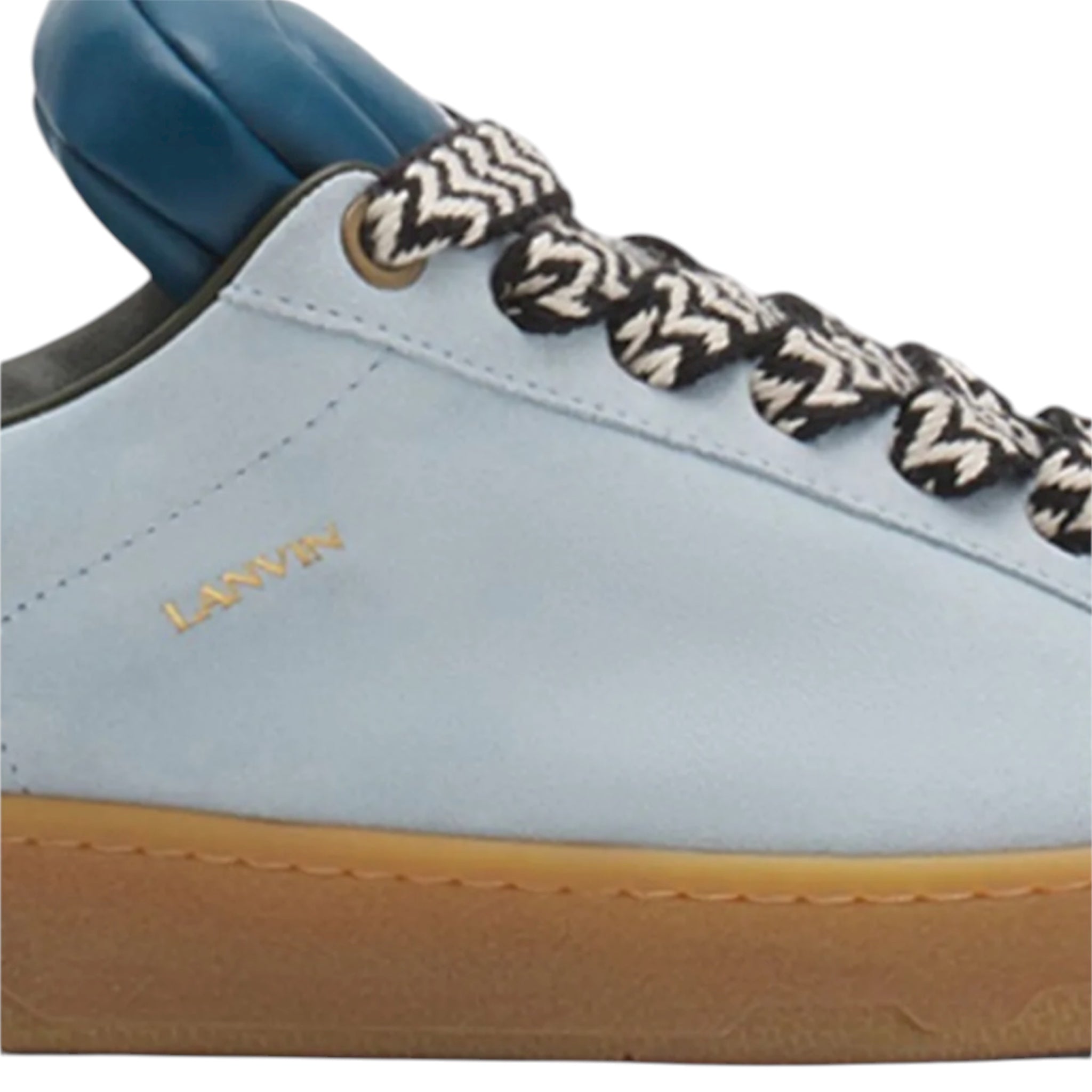 Lanvin Suede Low-Top "Blue/Navy" – Size 41