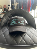 Icecream Black Trucker Hat – Leaping Dog Logo